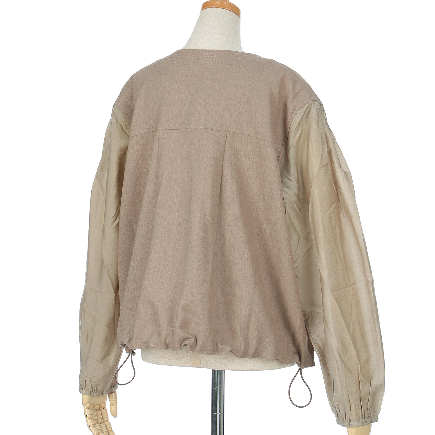 vingtrois リネンタッチブルゾン - 画像18