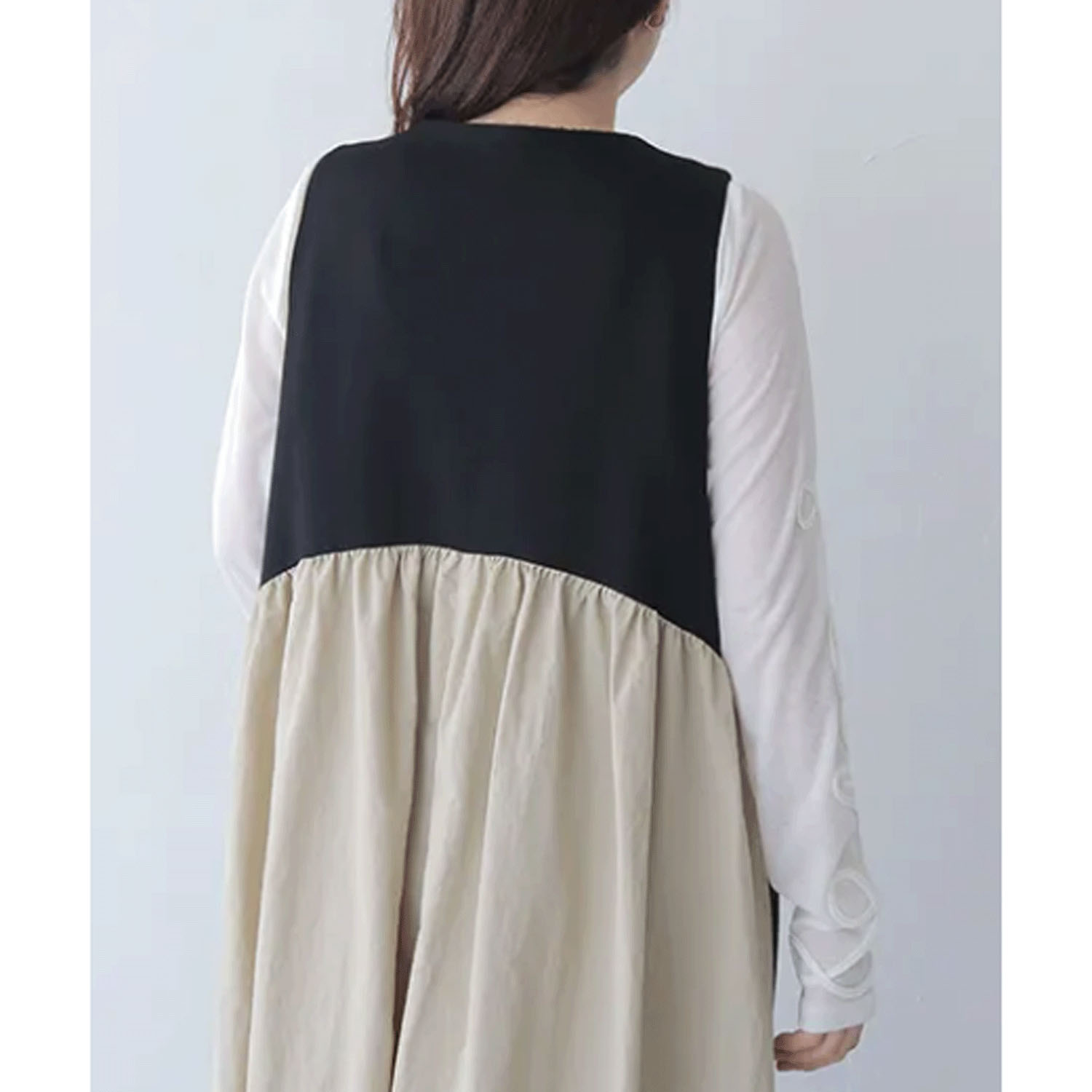 vingtrois 異素材ドッキングジャンスカ - 画像14