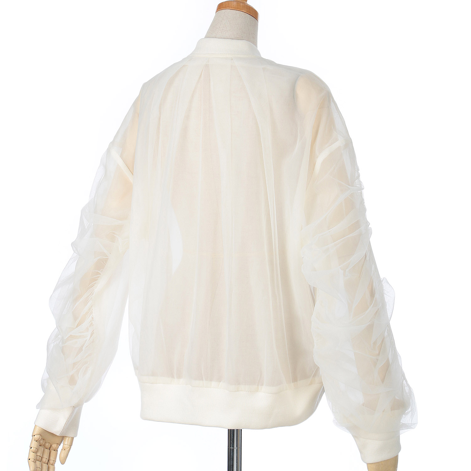 vingtrois  ソフトチュールブルゾン - 画像11