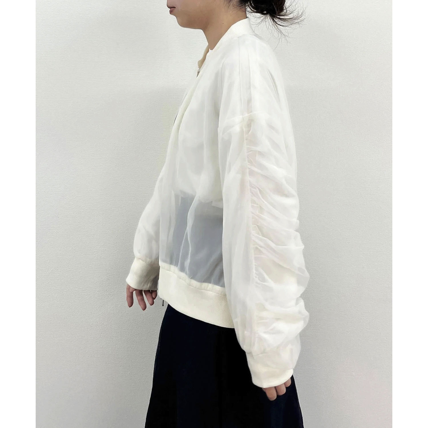 vingtrois  ソフトチュールブルゾン - 画像5