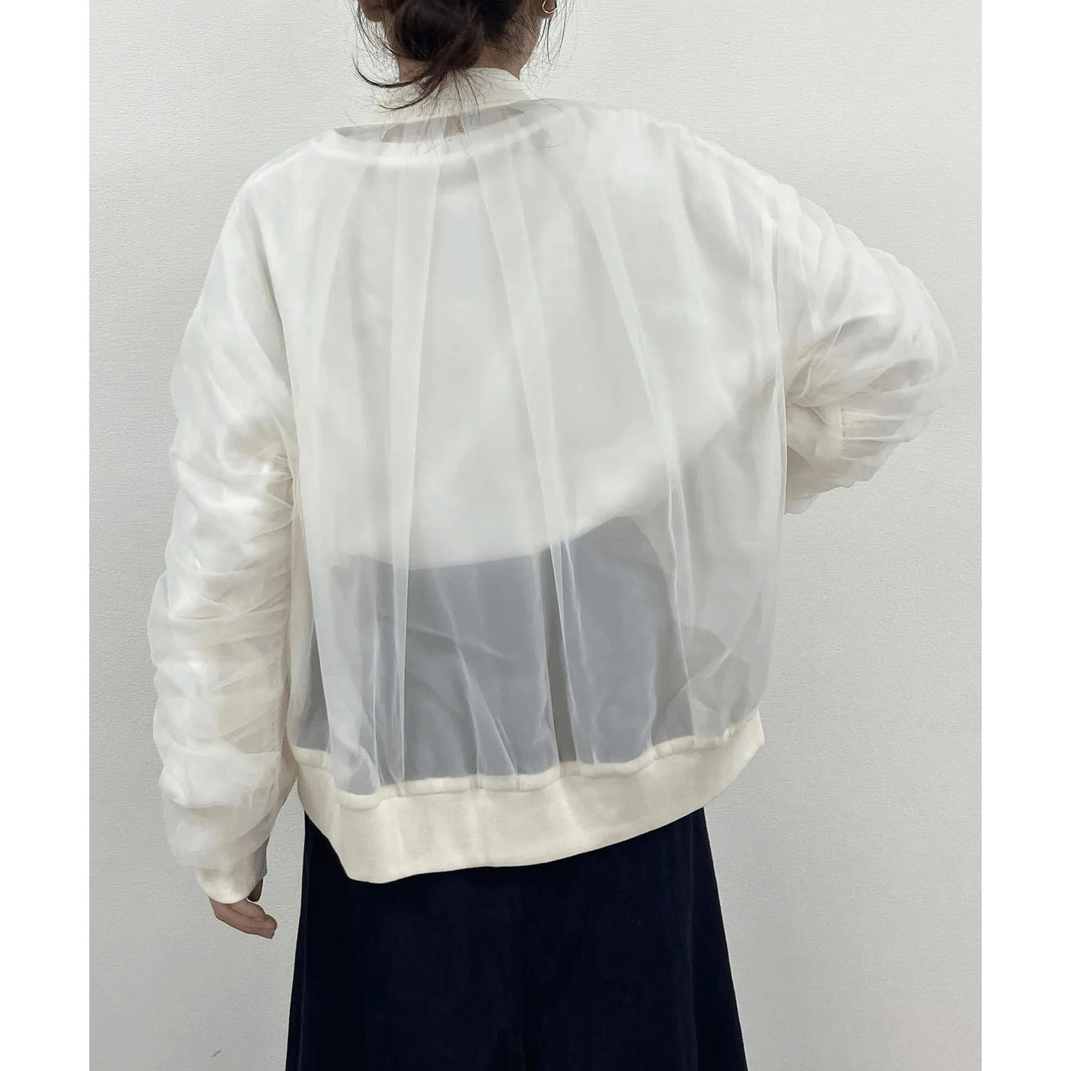 vingtrois  ソフトチュールブルゾン - 画像6