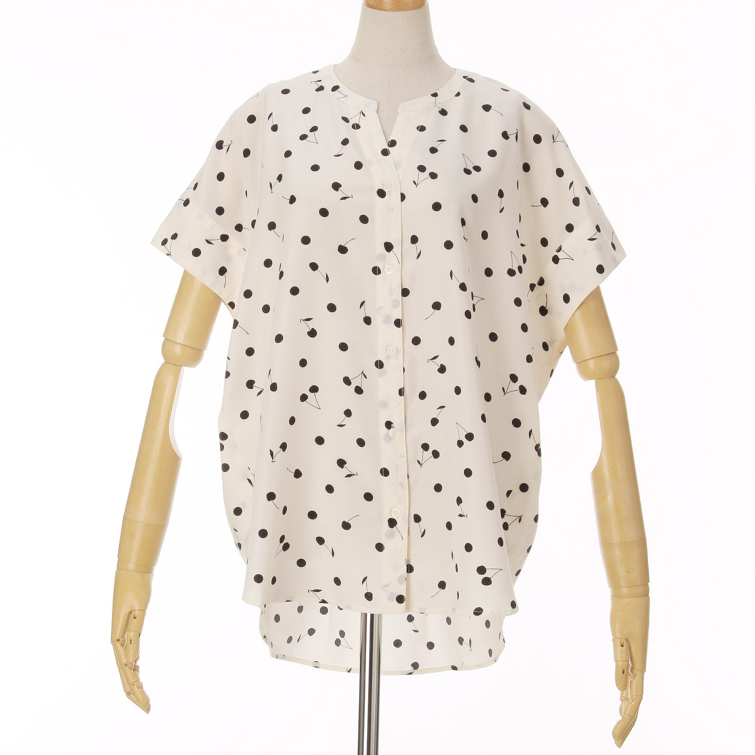 innowave さくらんぼドットプリントブラウス - 画像7