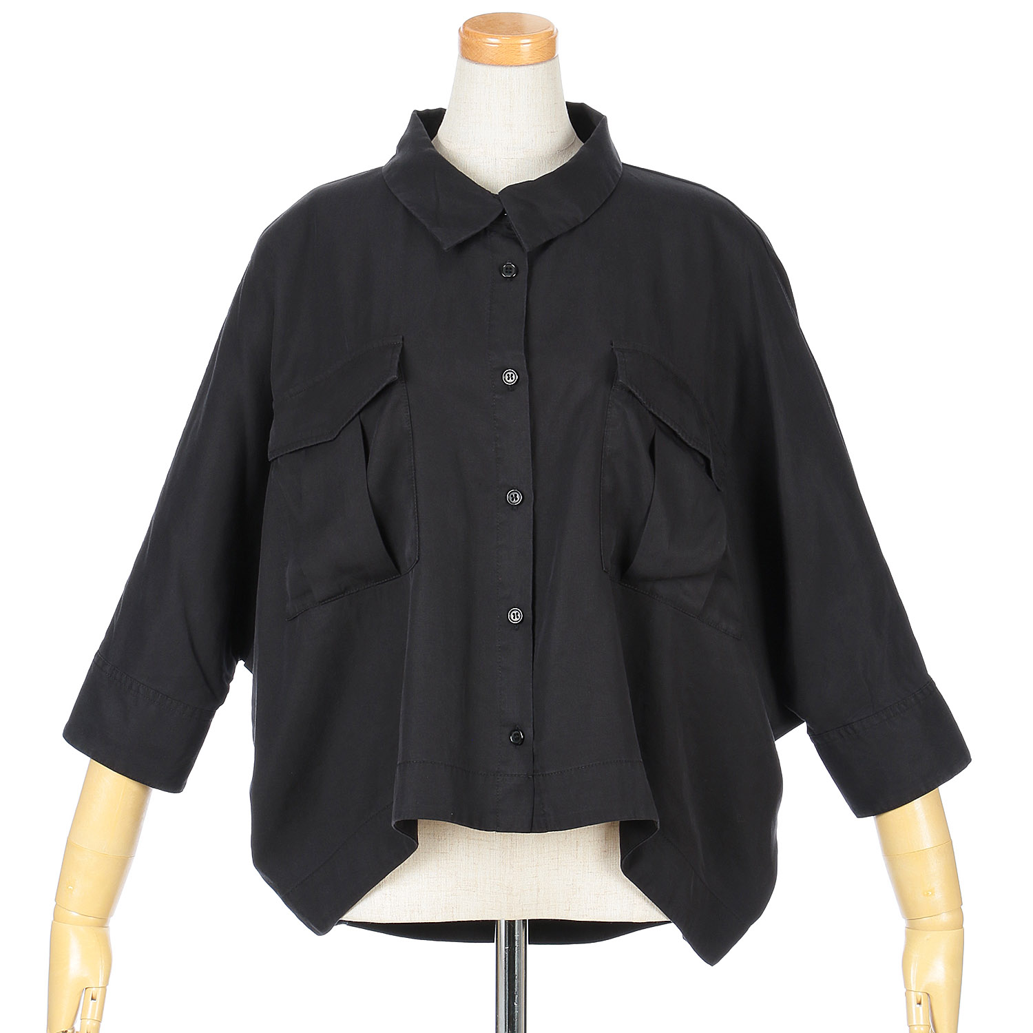 【Insta Live】33℃  バイオテンセル胸ポケとろみシャツ - 画像13