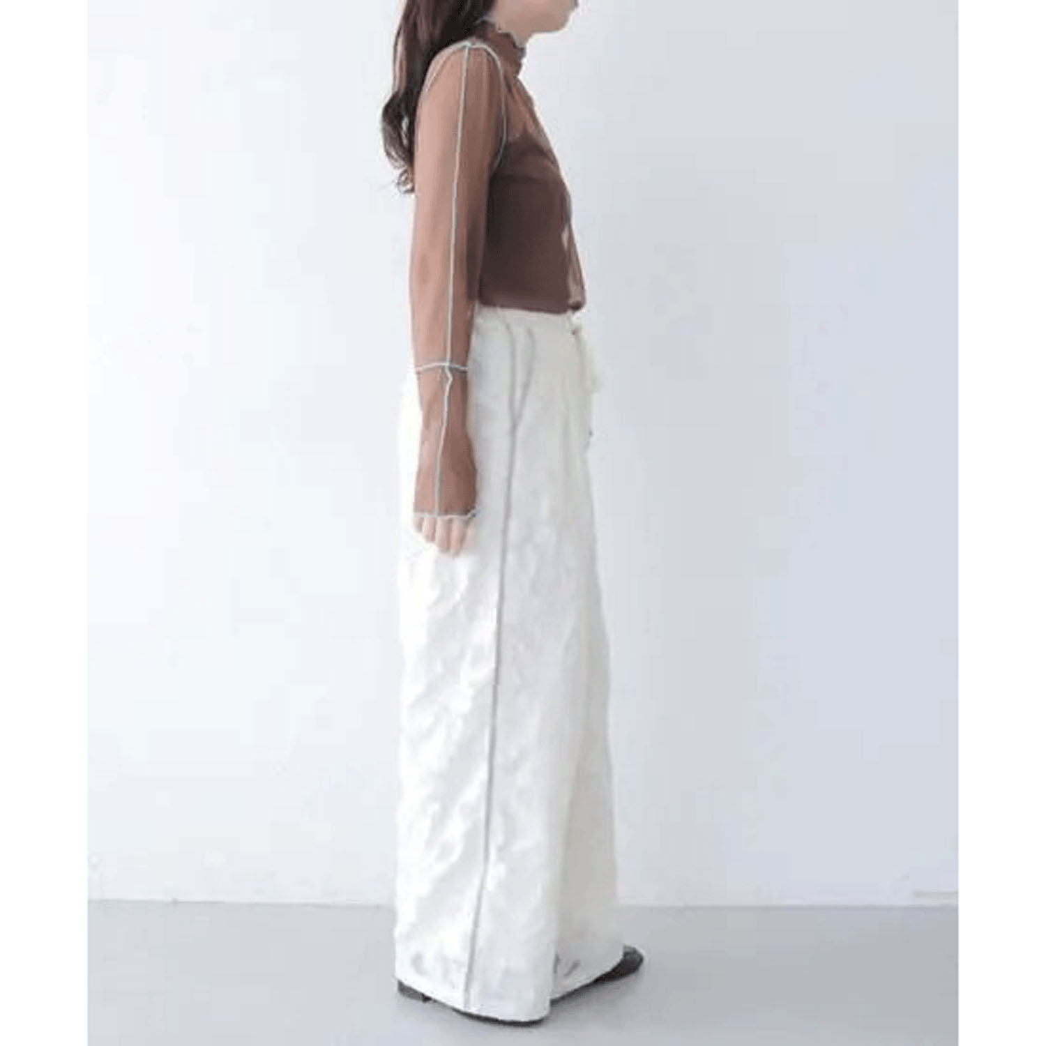 vingtrois シアージャカードパンツ - 画像7