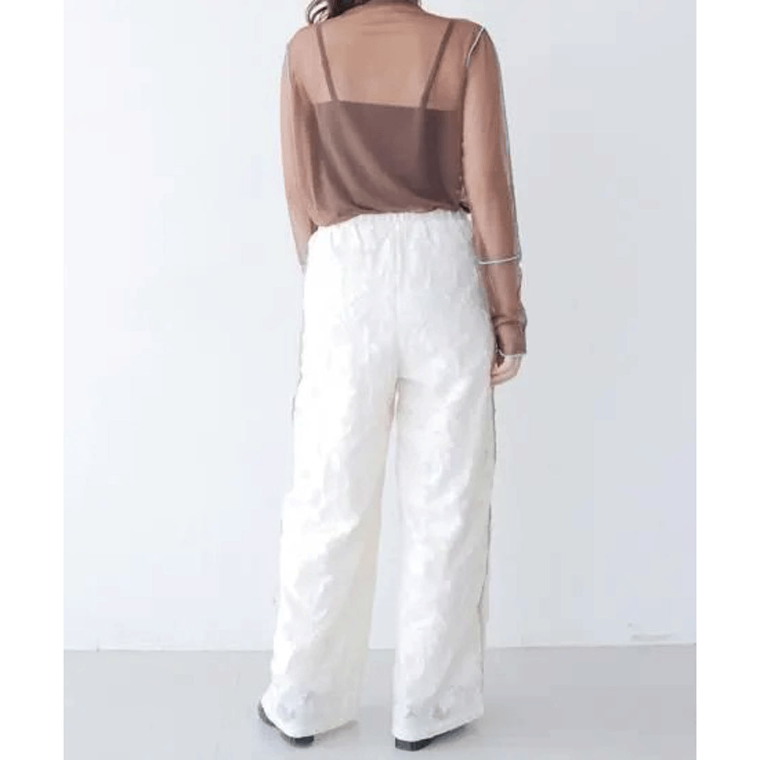 vingtrois シアージャカードパンツ - 画像8