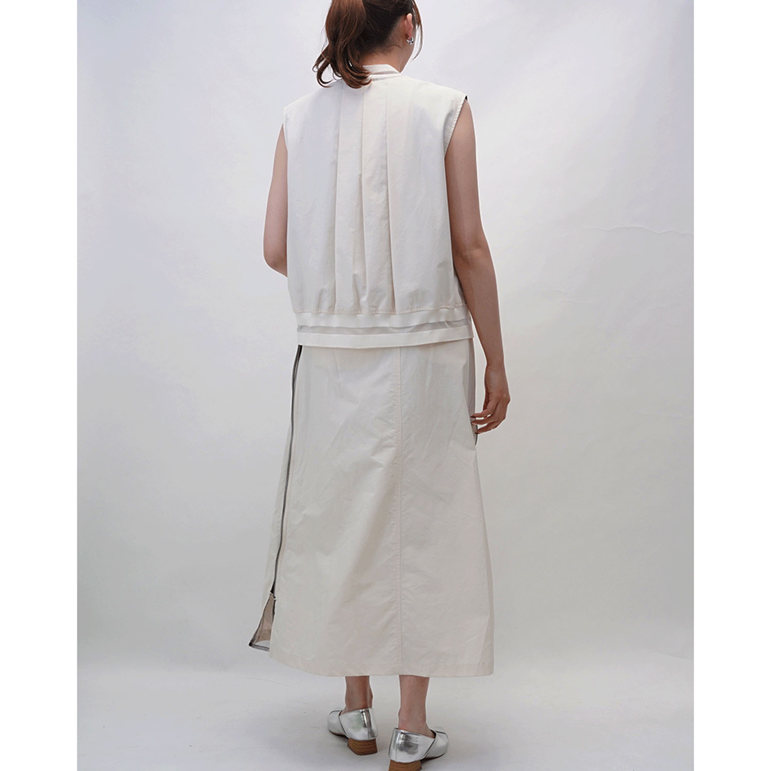 33℃／サイドZIP迷彩フレアスカート - 画像11