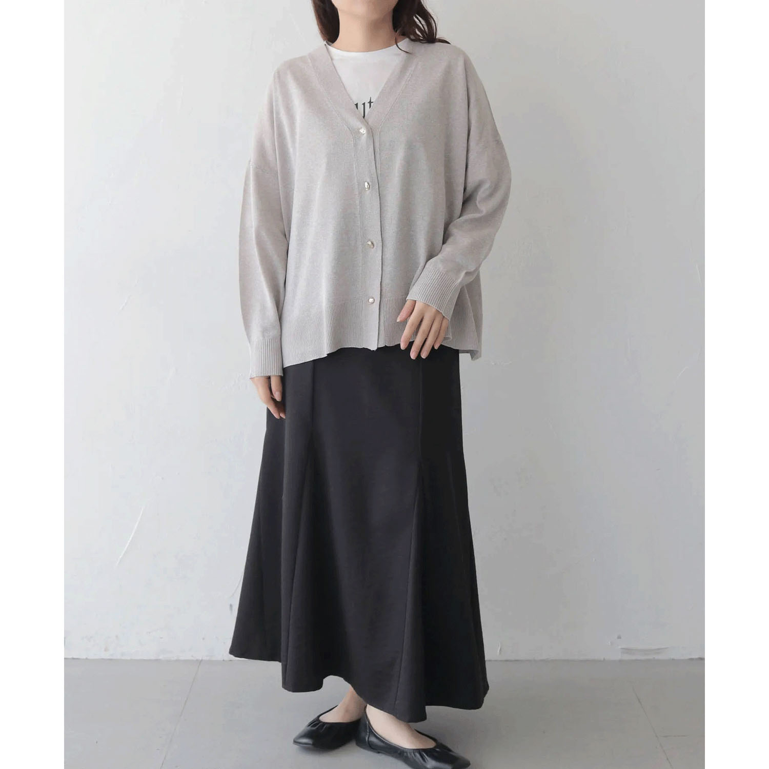 vingtrois UVカットリネンタッチカーデ - 画像4