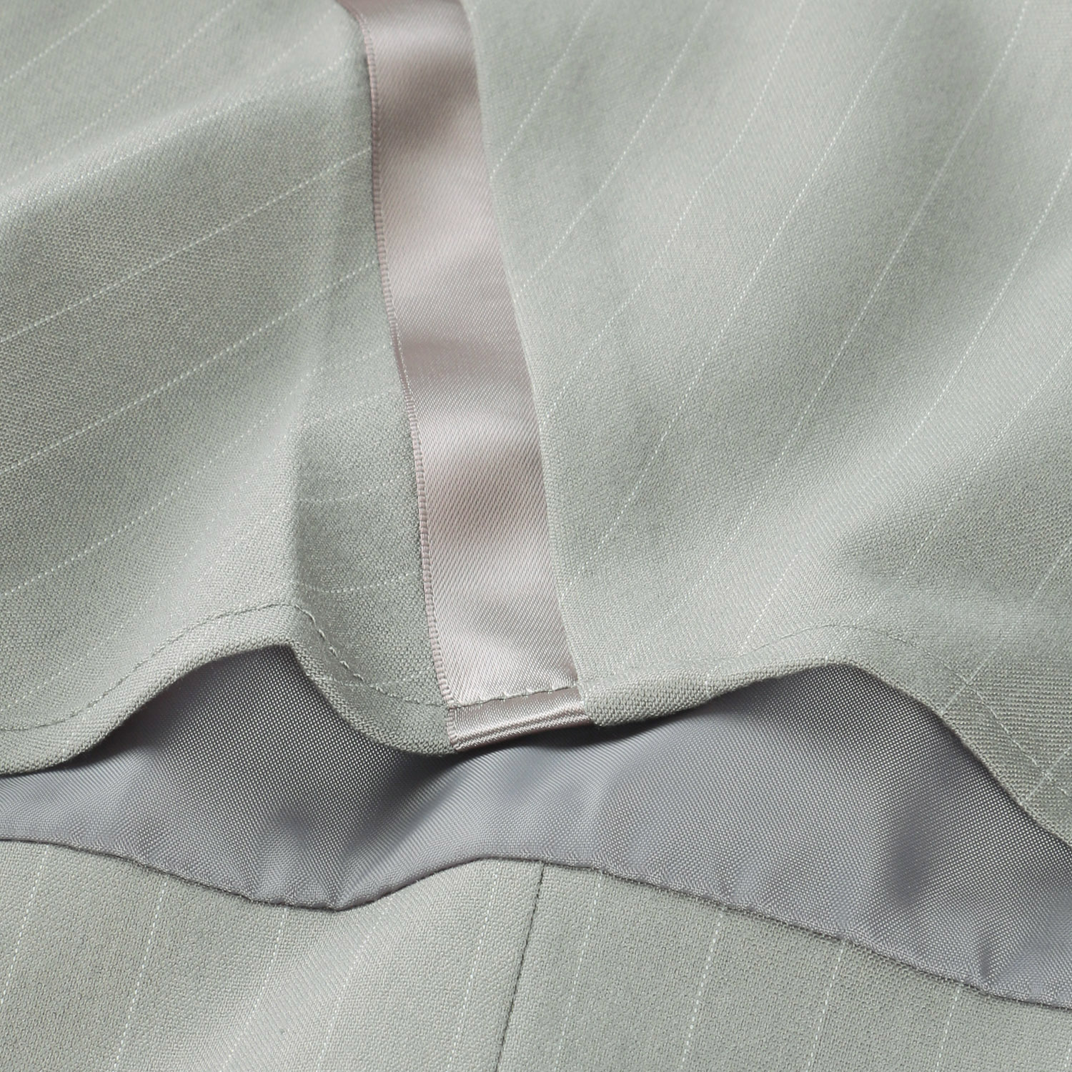 Palm Riche アシメトリーピンストライプジャンスカ - 画像7