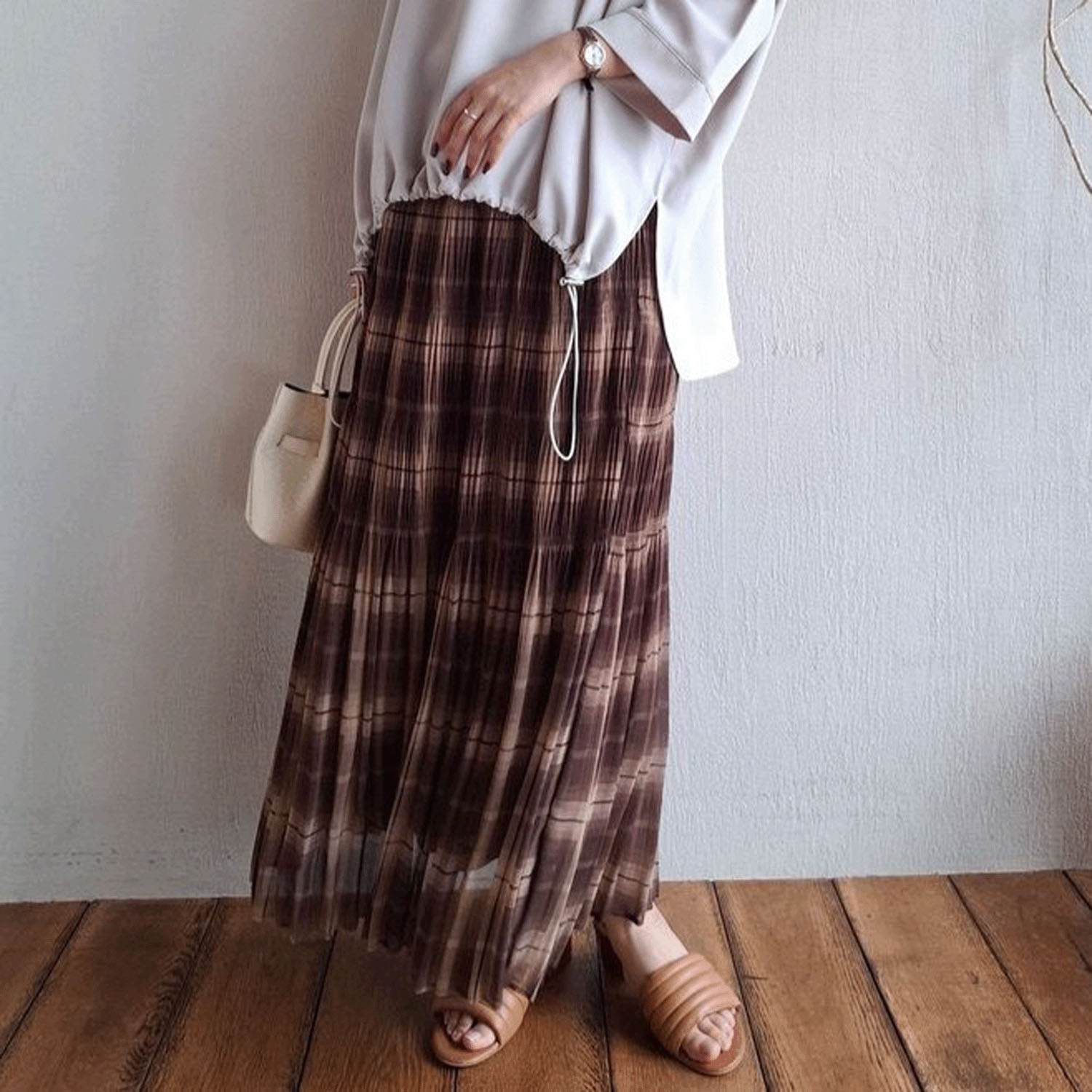 ザンパ チャックマジョリカプリーツスカート - 画像1