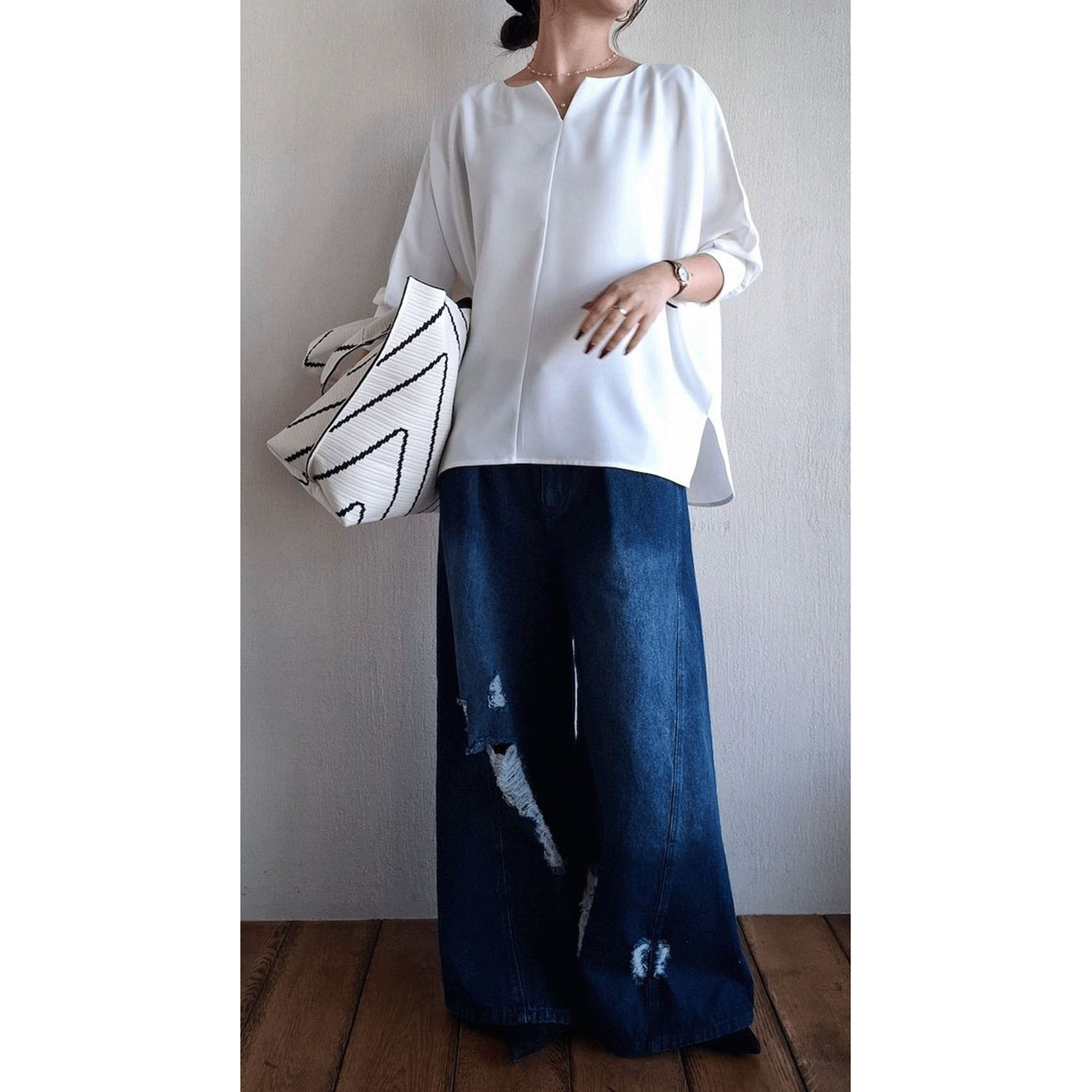 ザンパキーネック ドルマンプルオーバー - 画像5