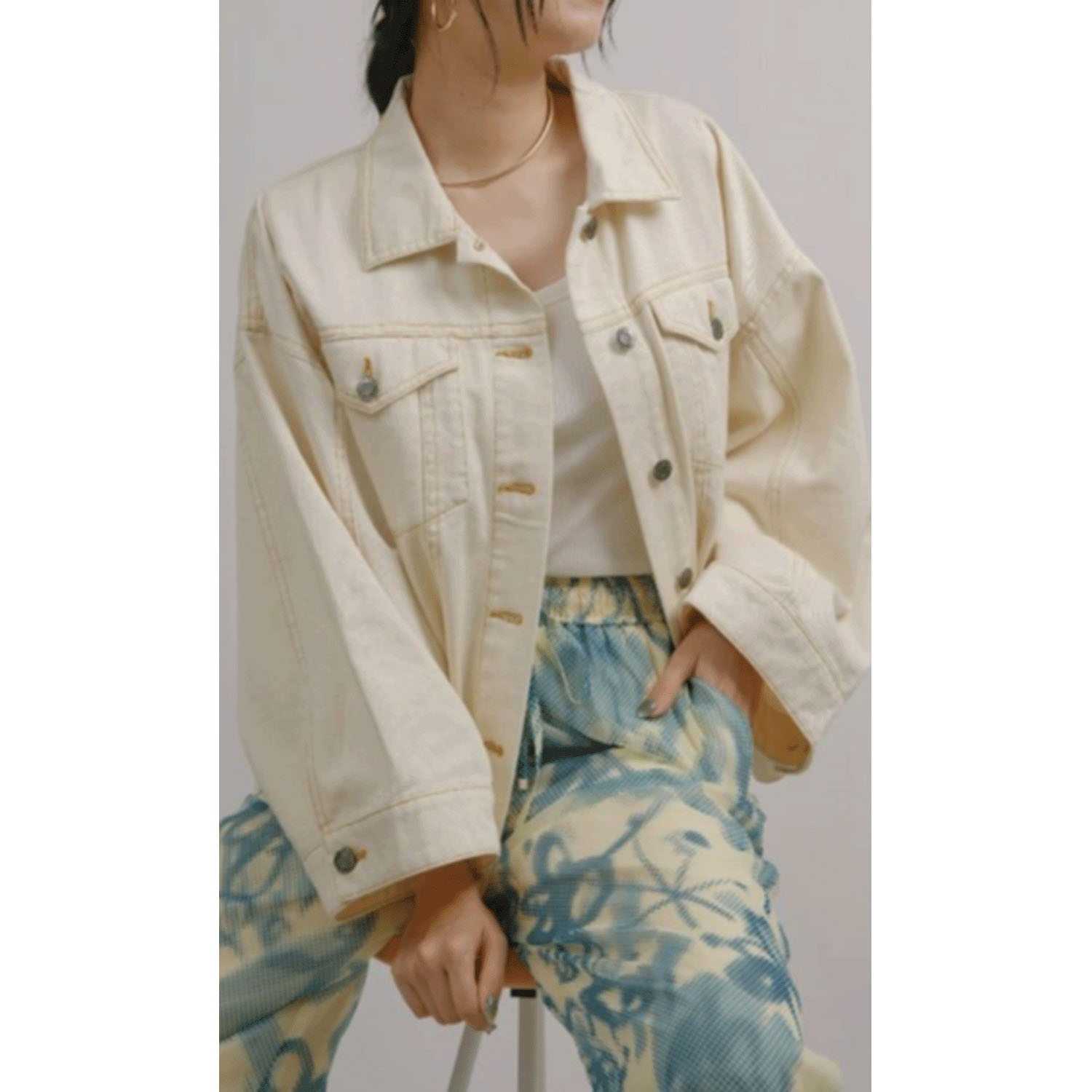 Palm Riche ユーズド風Gジャン - 画像1