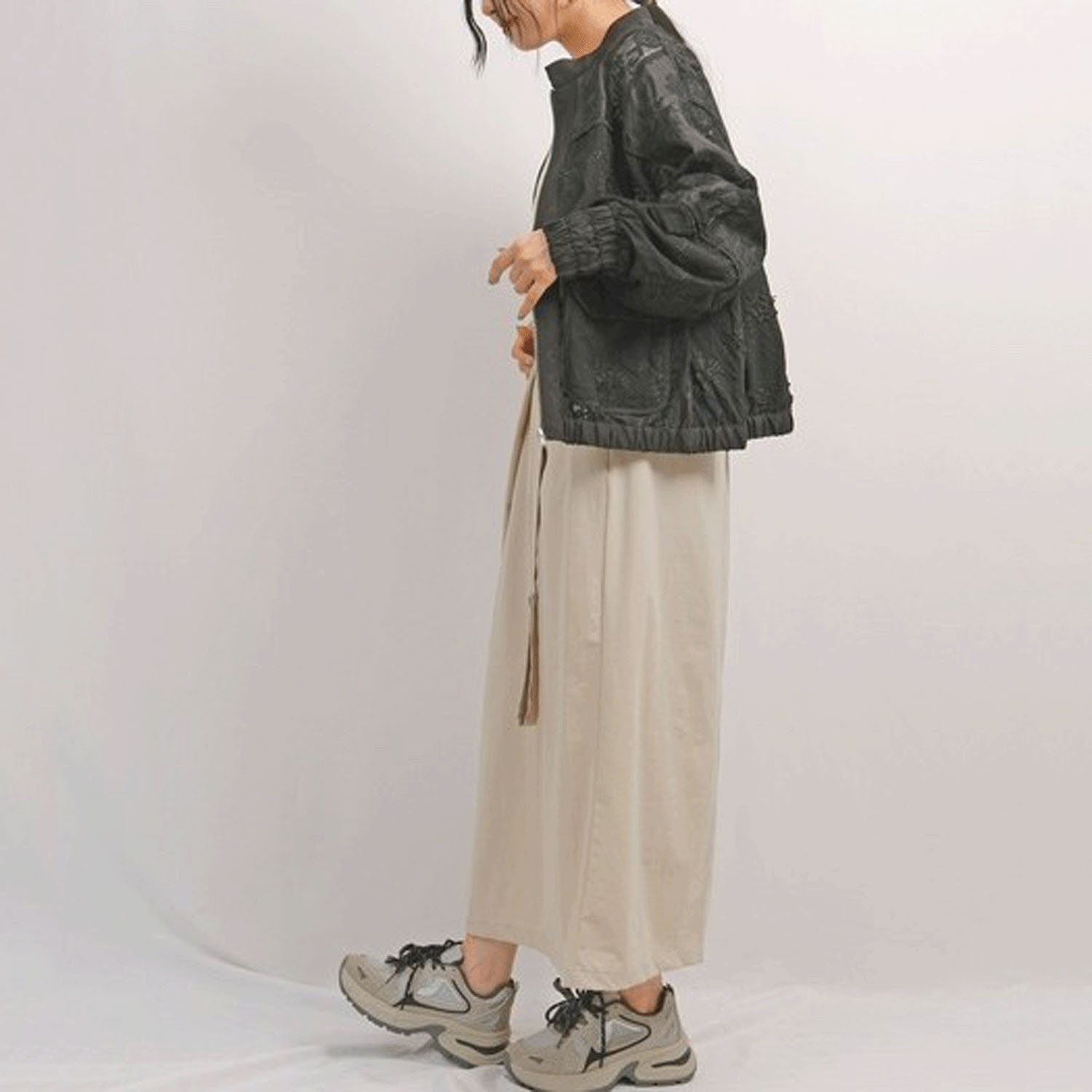 Palm Riche  パッチワークレースブルゾン - 画像15