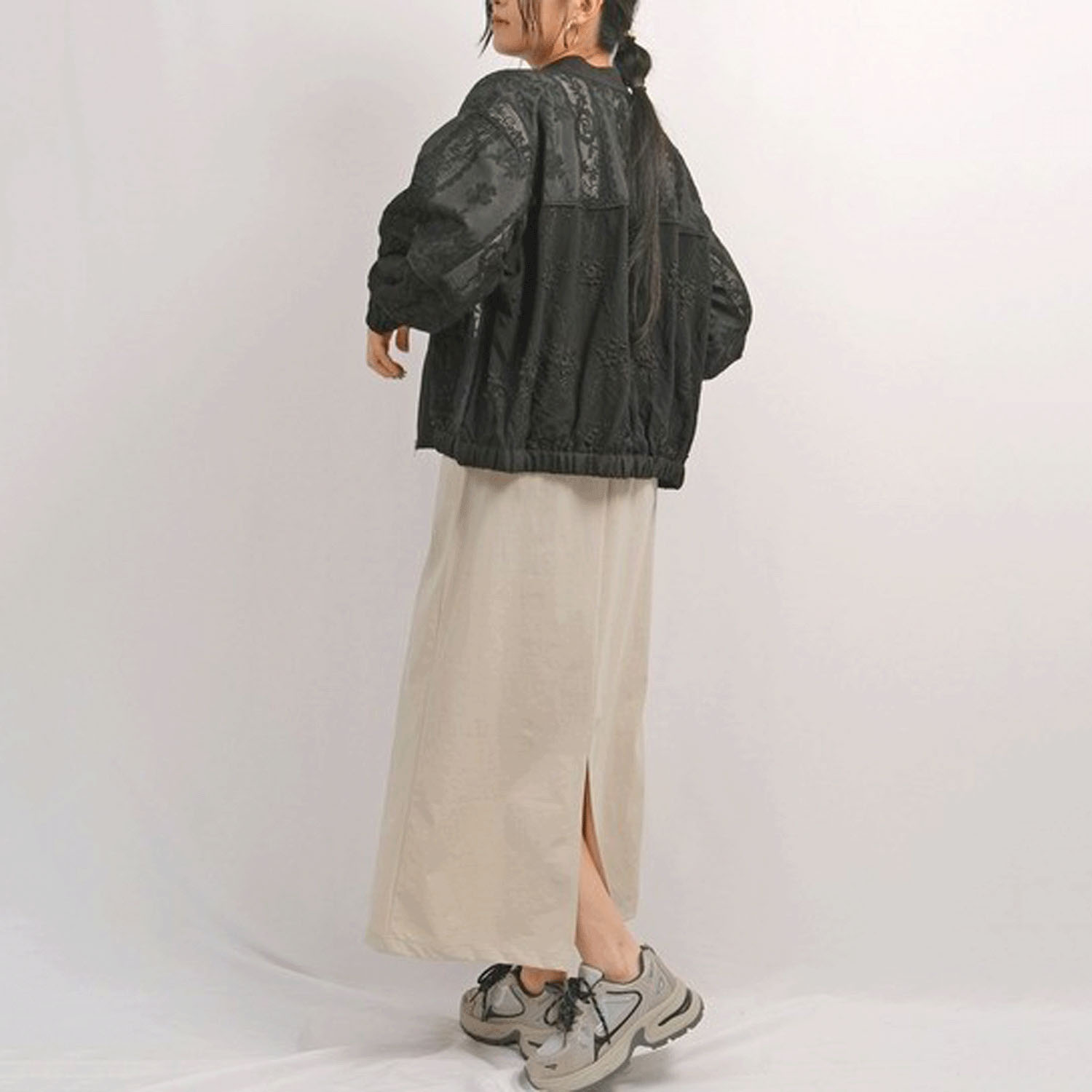 Palm Riche  パッチワークレースブルゾン - 画像16