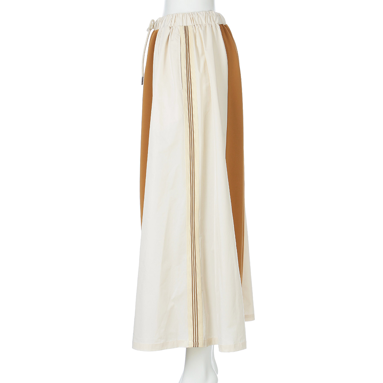 33℃ ライトポンチ×ナイロン切替サイドラインフレアスカート - 画像14