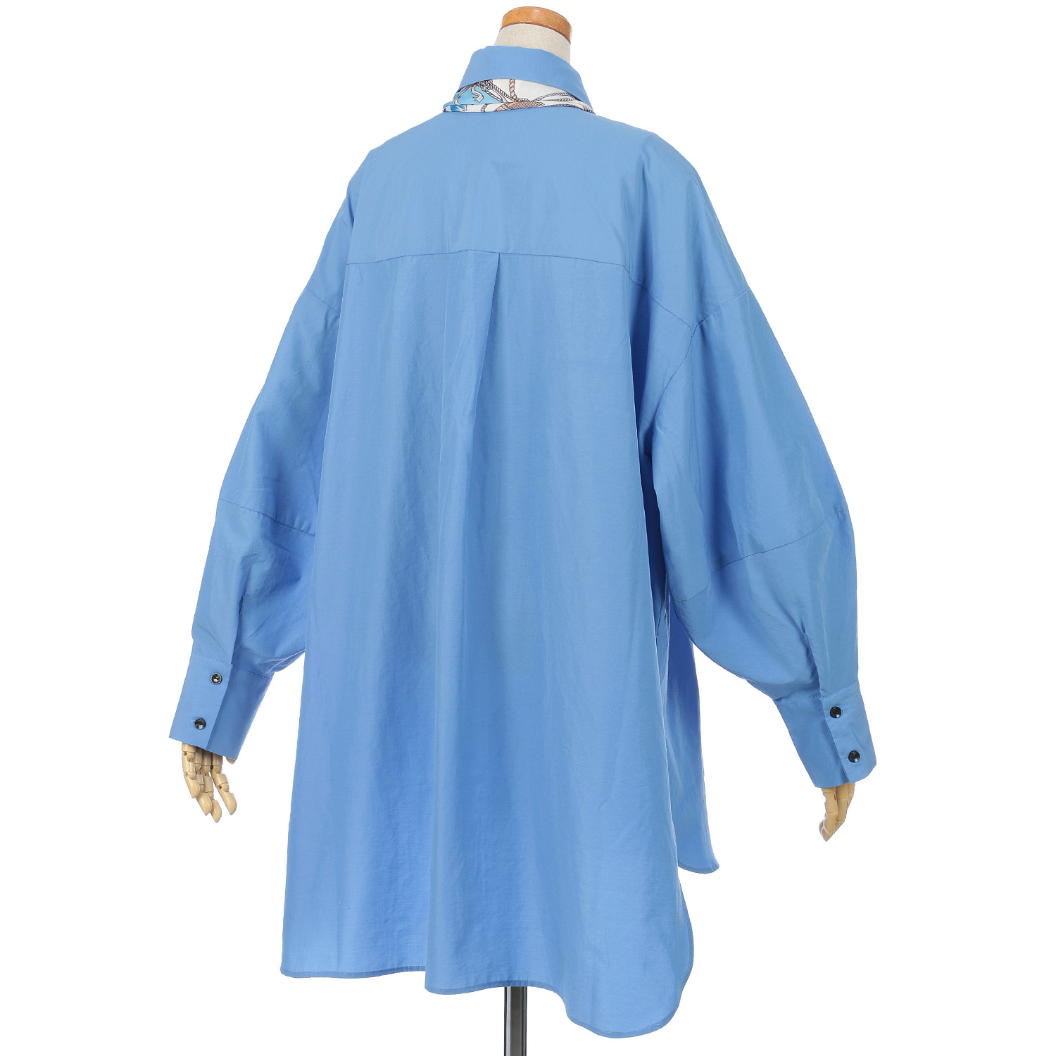 Palm Riche スカーフ付チュニックシャツ - 画像9