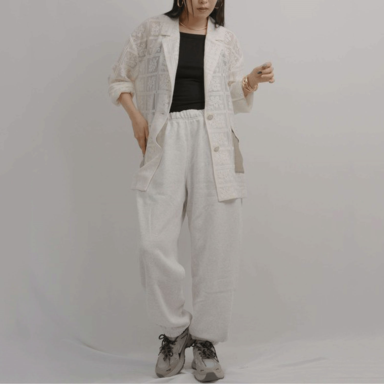 Palm Riche 2WAYレースジャケット - 画像5