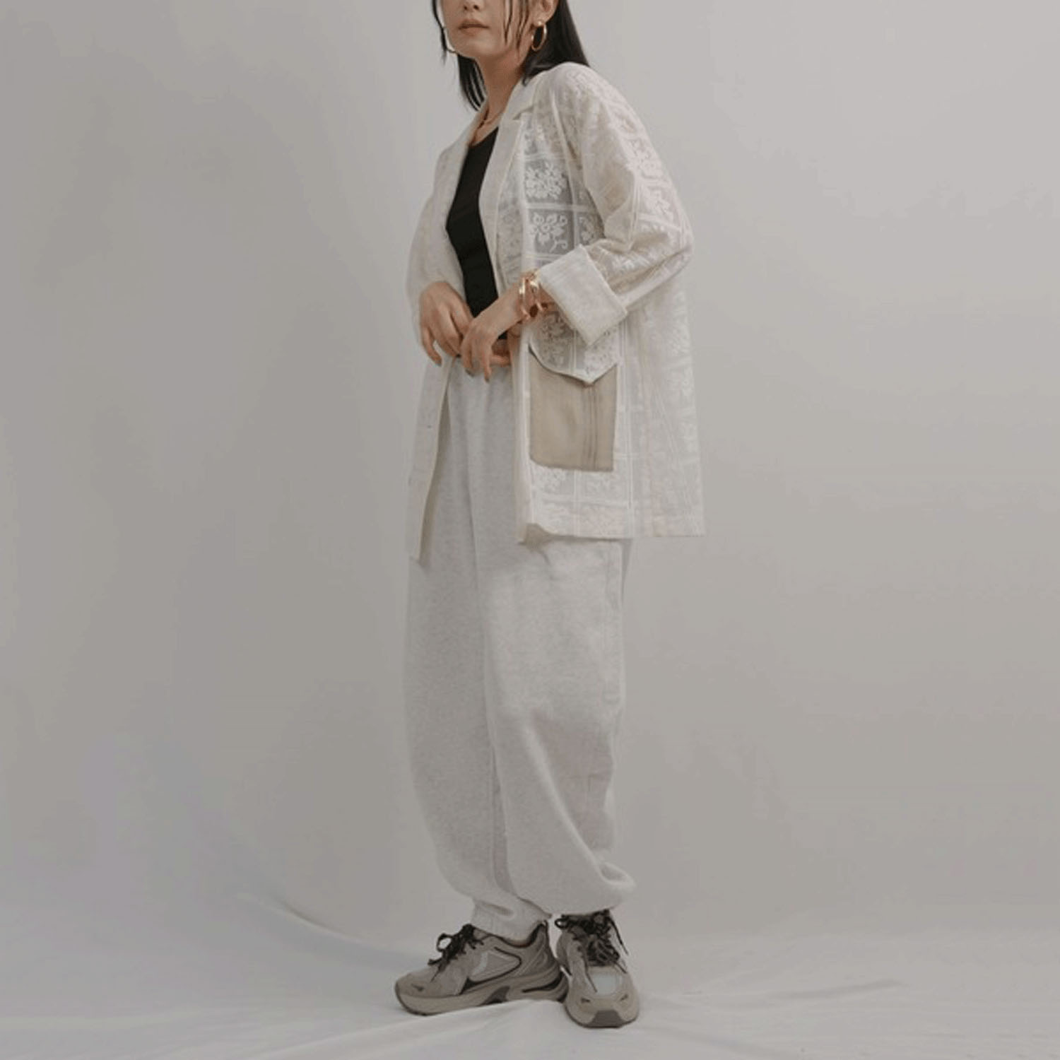 Palm Riche 2WAYレースジャケット - 画像7