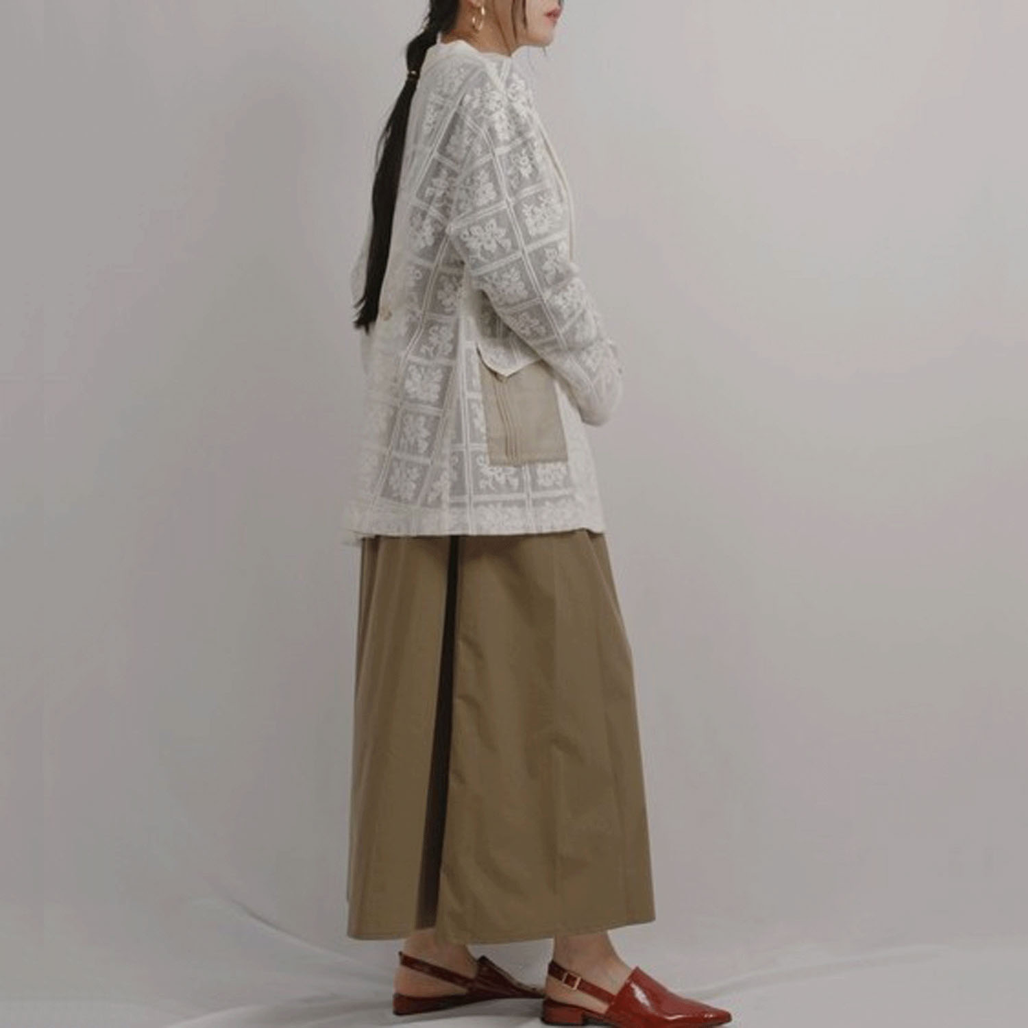 Palm Riche 2WAYレースジャケット - 画像9