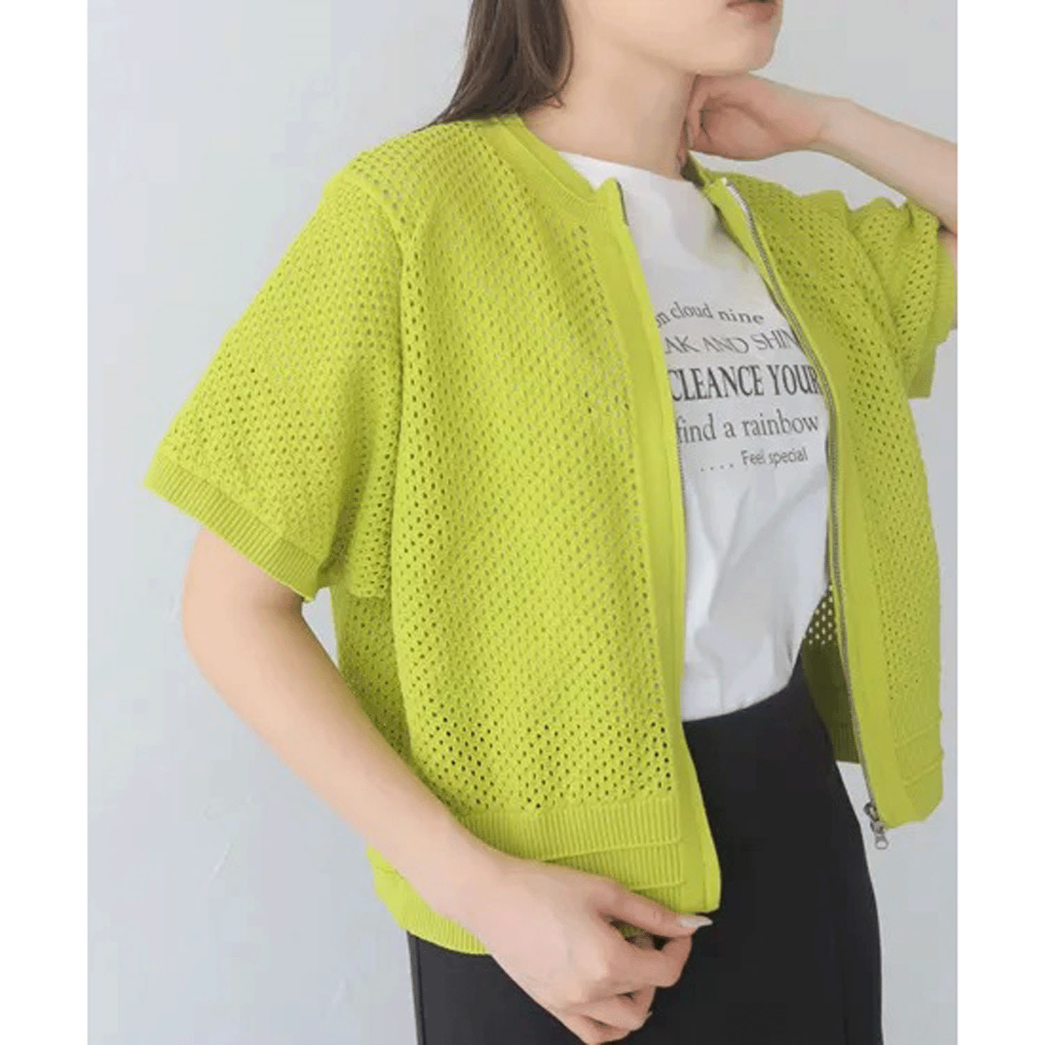 Vingtrois メッシュカーディガン - 画像19