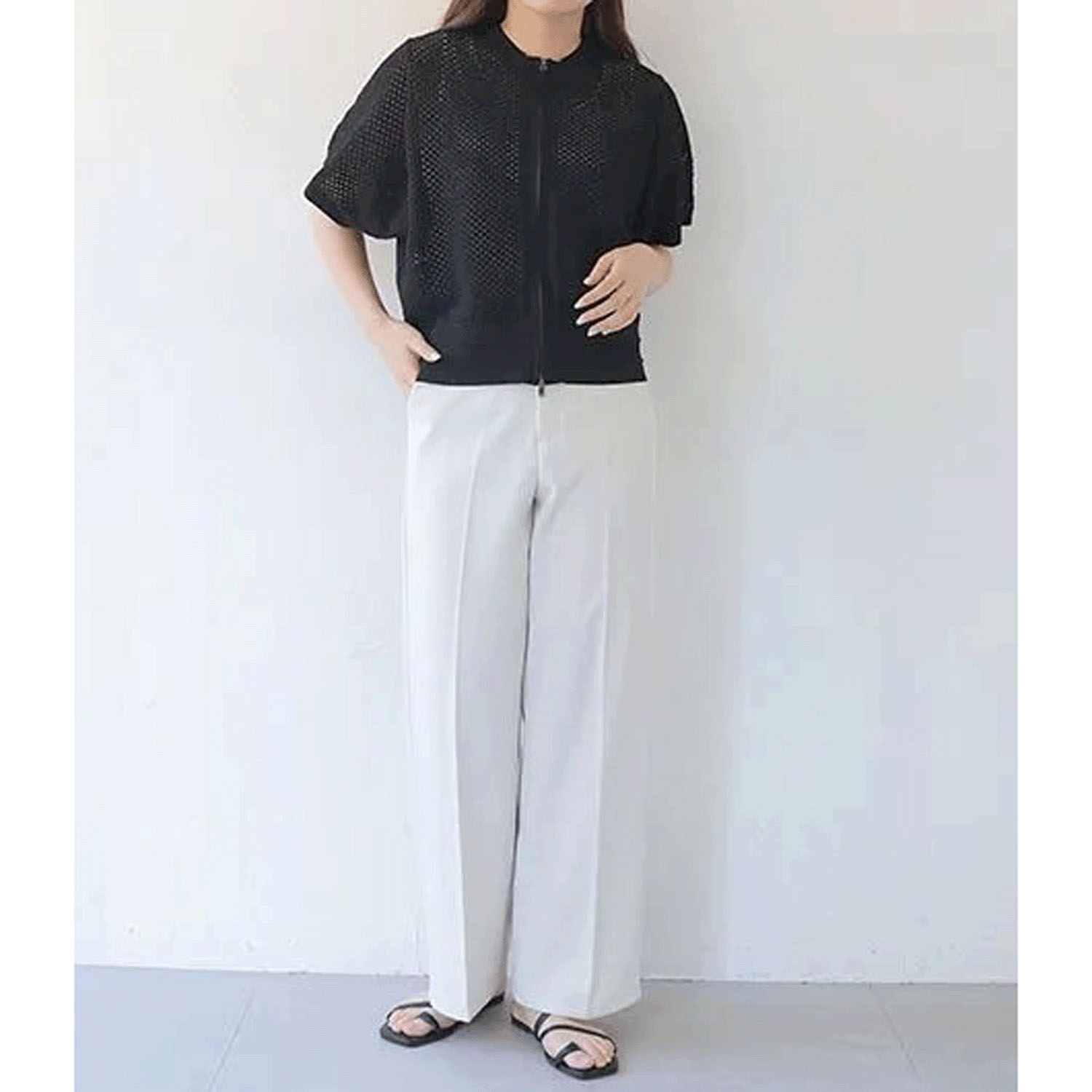 Vingtrois メッシュカーディガン - 画像8