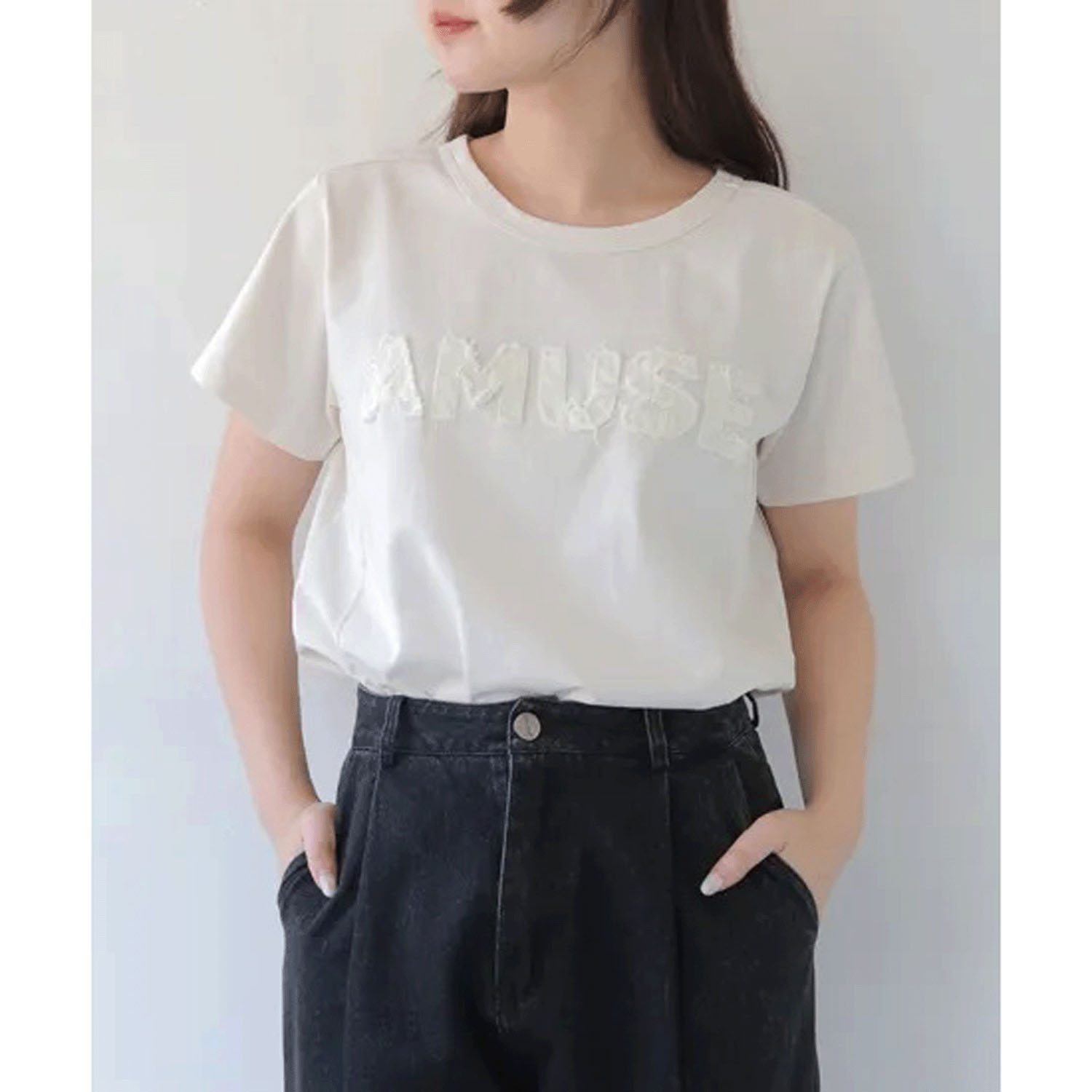 【Insta Live】【動画あり】Vingtrois パッチワークロゴTシャツ - 画像12