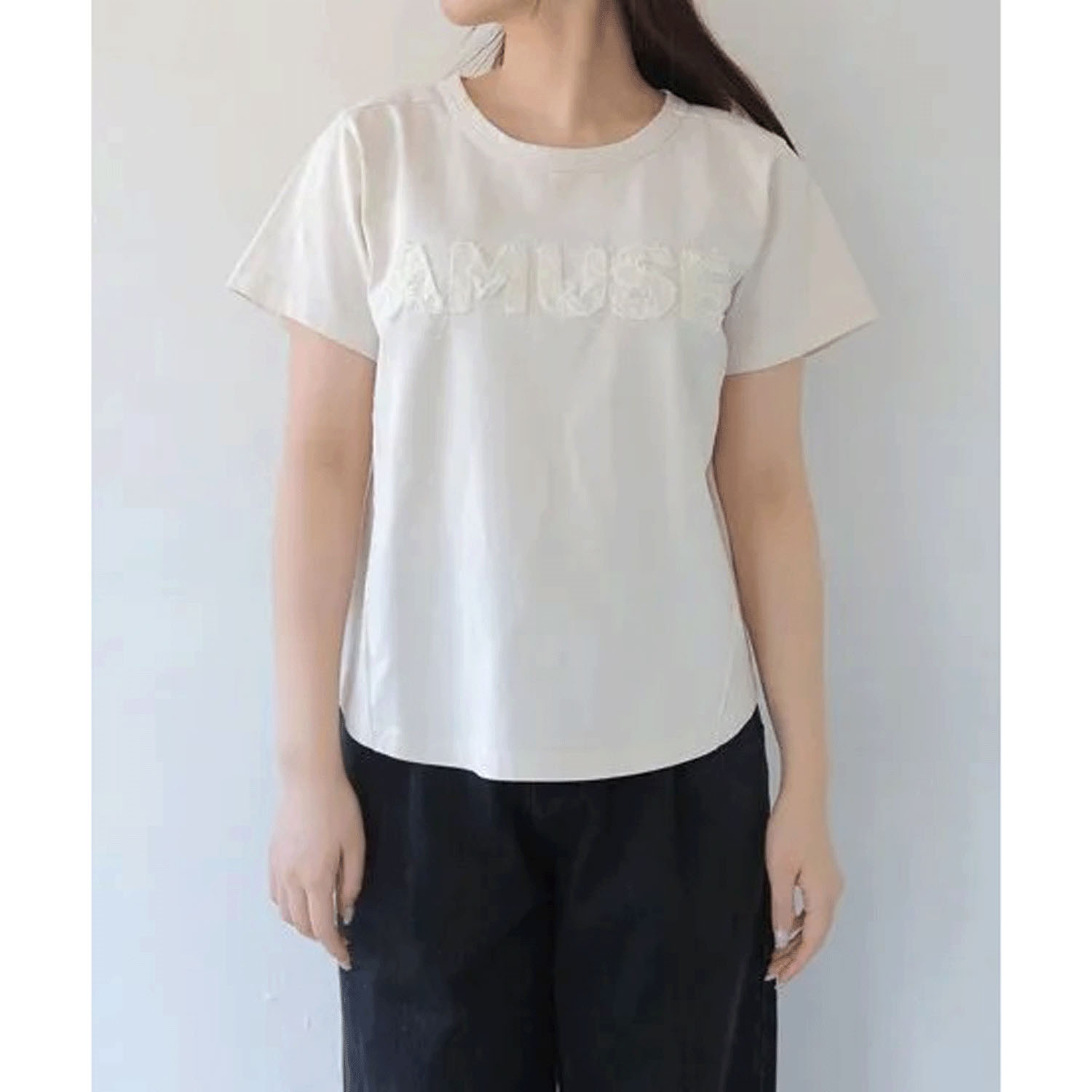 【Insta Live】【動画あり】Vingtrois パッチワークロゴTシャツ - 画像8