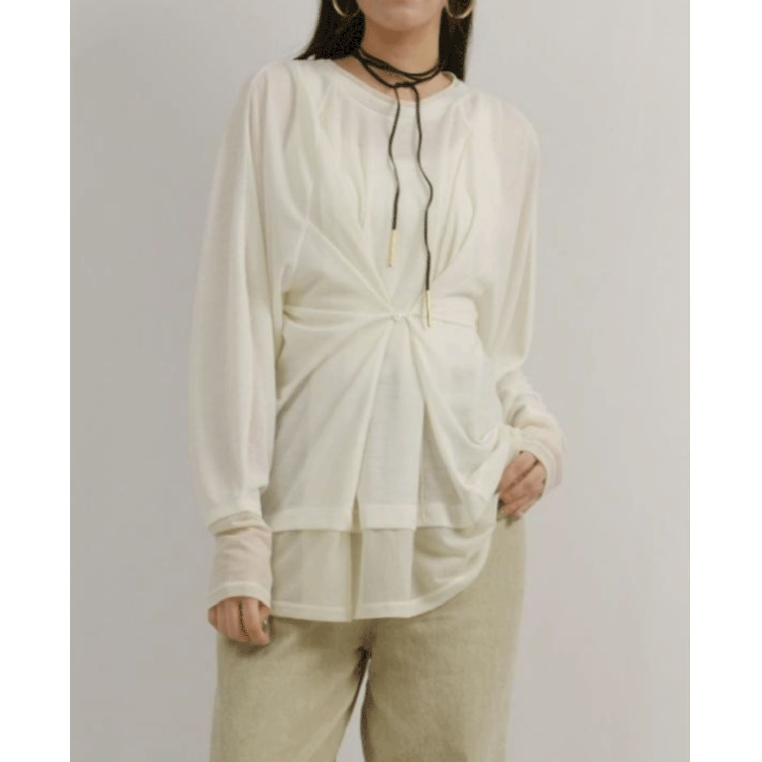 Palm Riche 変形シアートップス - 画像1