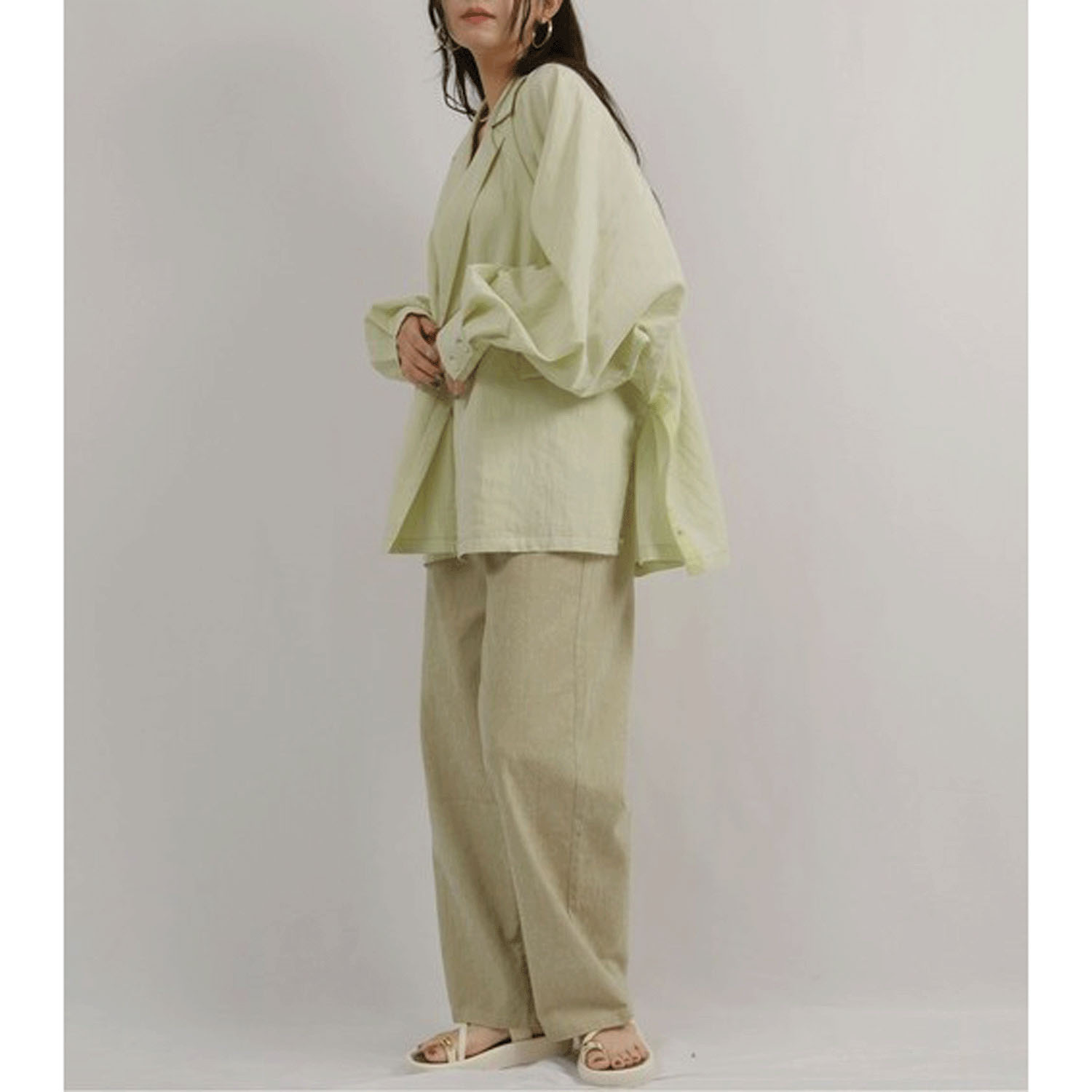 【Insta Live】Palm Riche ワッシャーオーバージャケット - 画像28