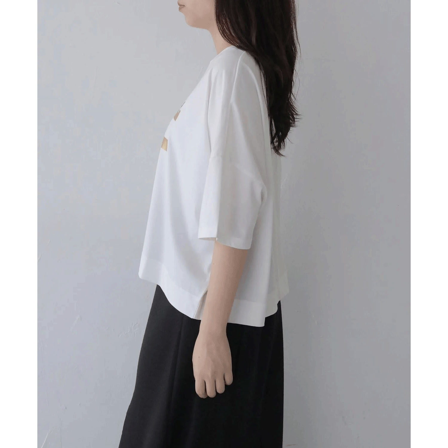 vingtrois ドライタッチコットン箔ロゴT - 画像15