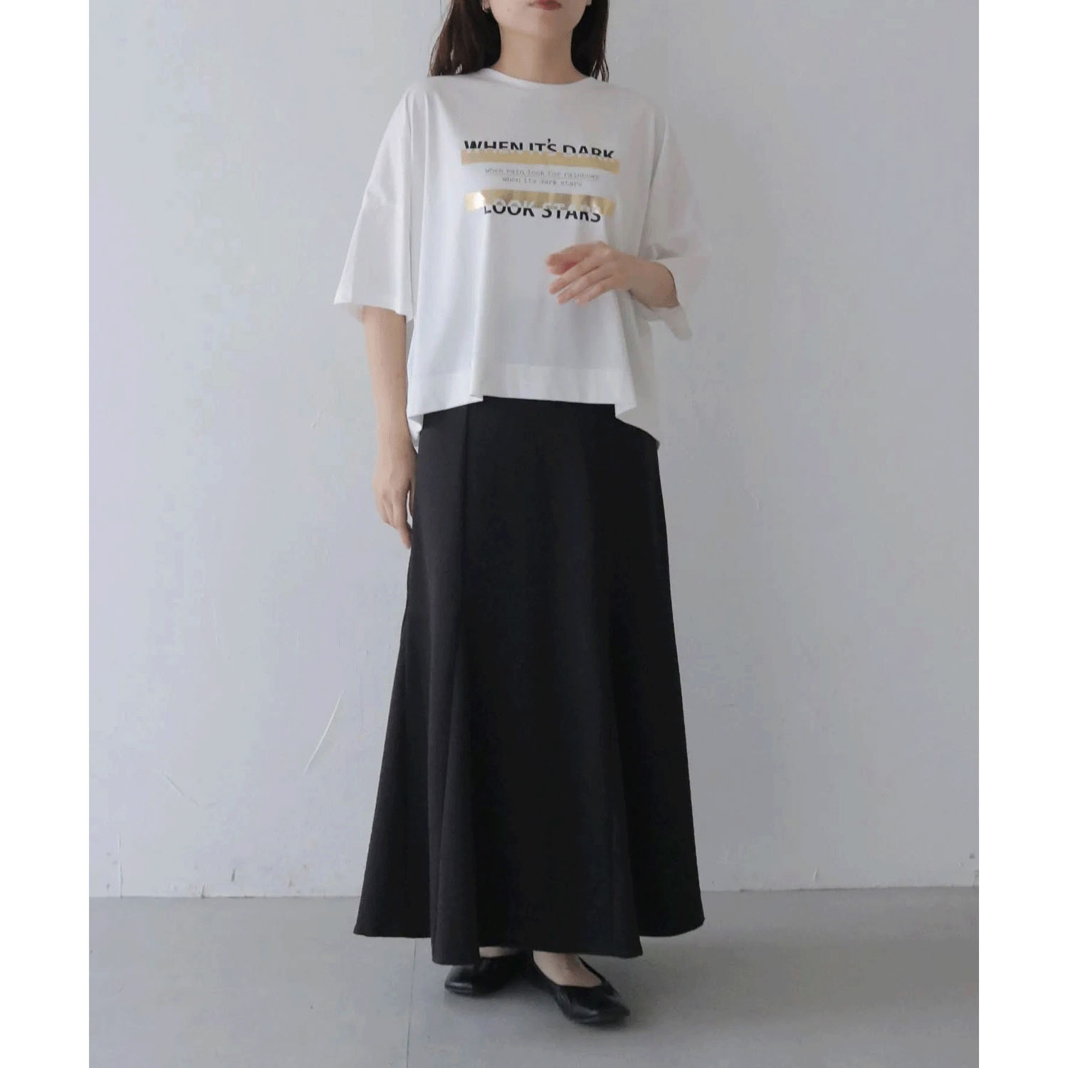 vingtrois ドライタッチコットン箔ロゴT - 画像17