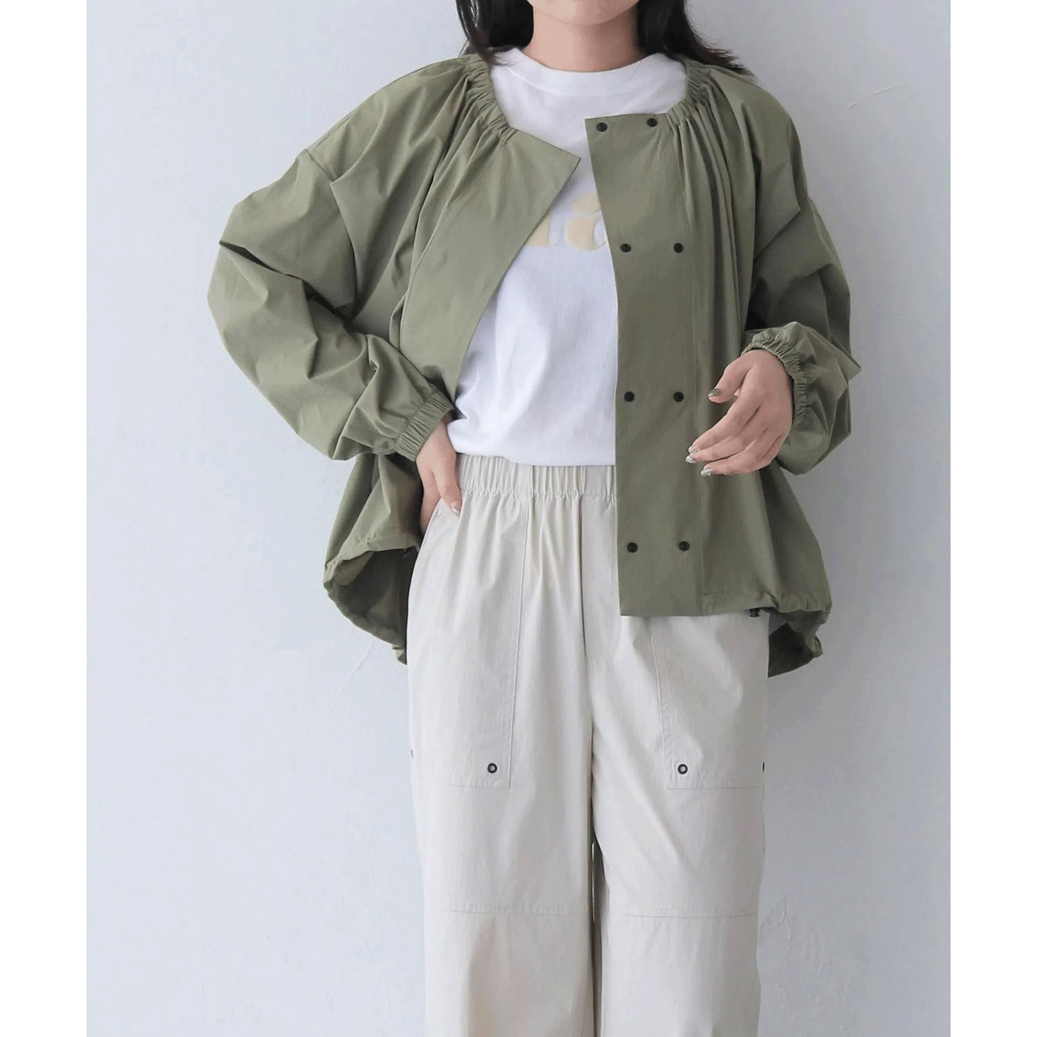 Lant Kalte 機能素材ギャザーブルゾン - 画像4