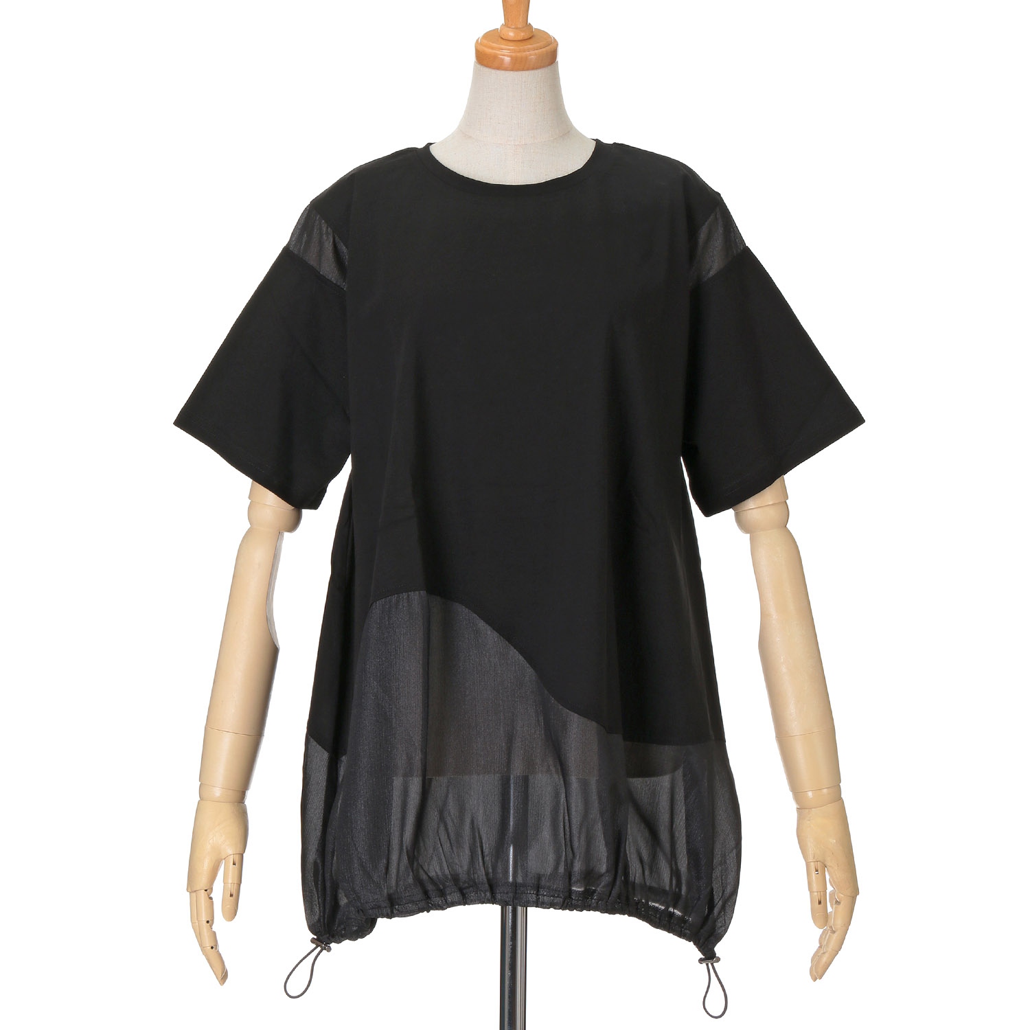 【動画あり】Vingtrois シアー切替ウェーブデザインプルオーバー - 画像15