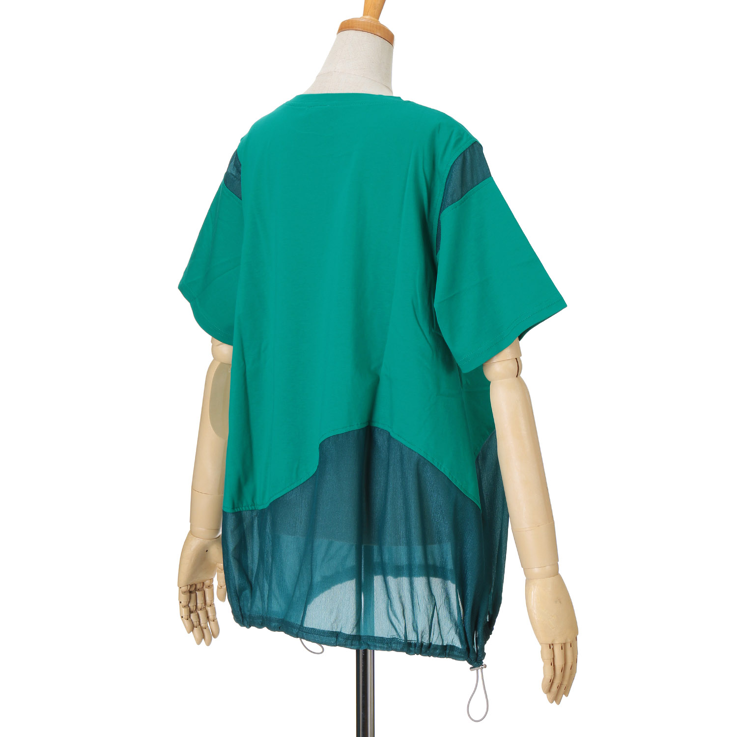 【動画あり】Vingtrois シアー切替ウェーブデザインプルオーバー - 画像18