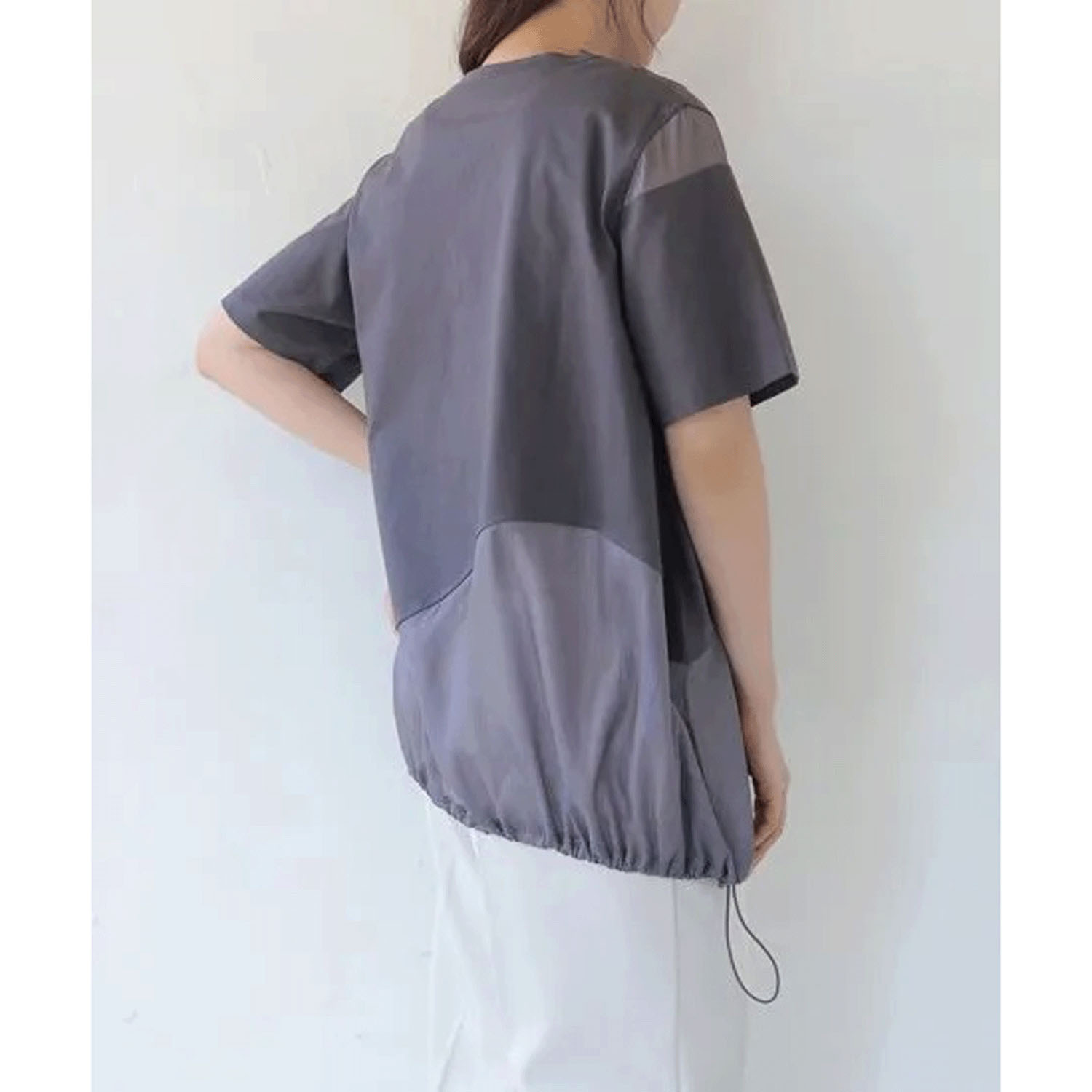 【動画あり】Vingtrois シアー切替ウェーブデザインプルオーバー - 画像6