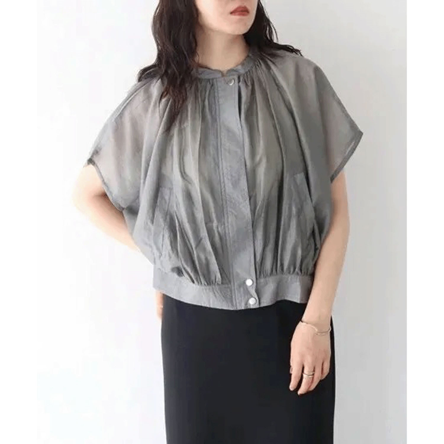 【動画あり】Vingtrois シアーフレンチブルゾン - 画像3