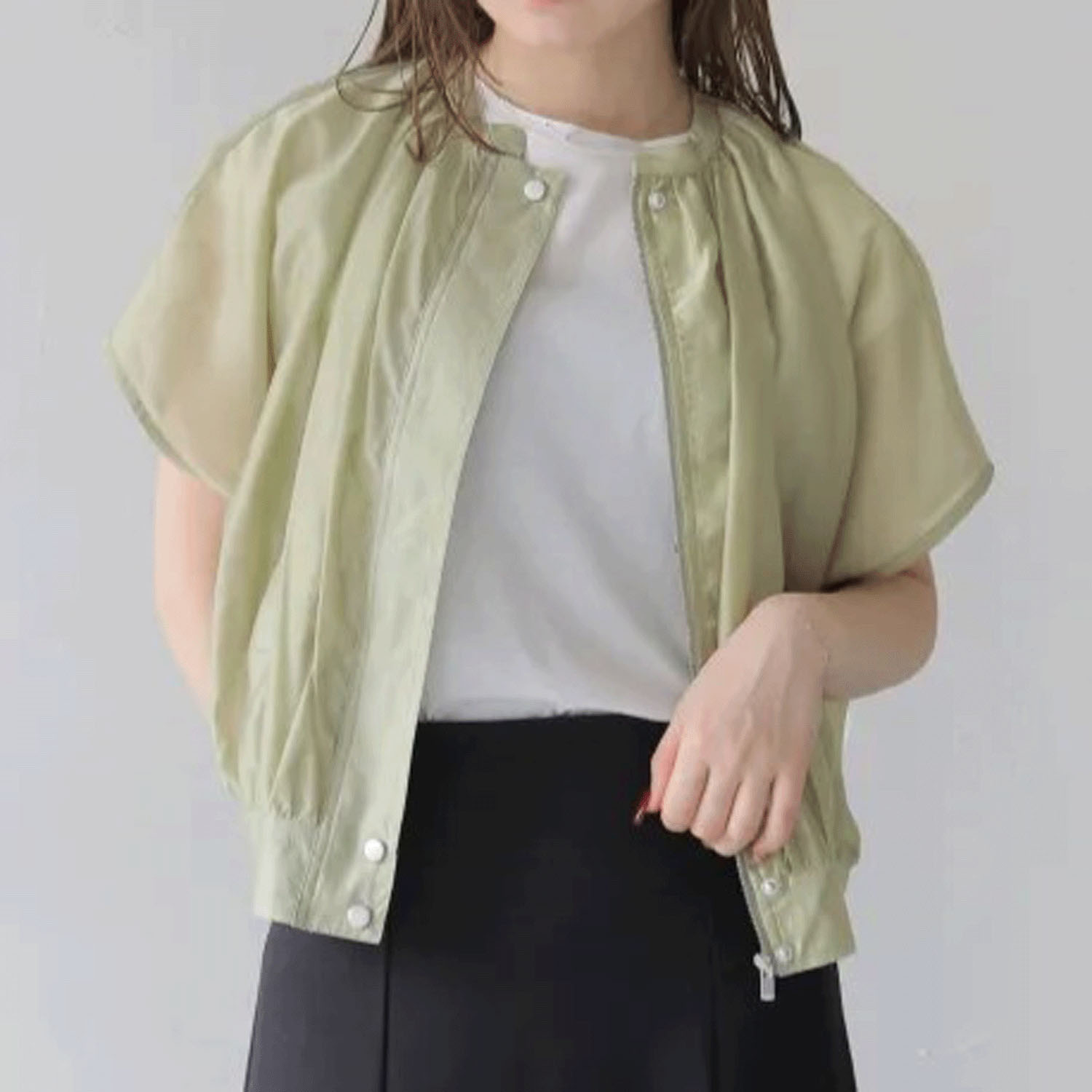 【動画あり】Vingtrois シアーフレンチブルゾン - 画像1