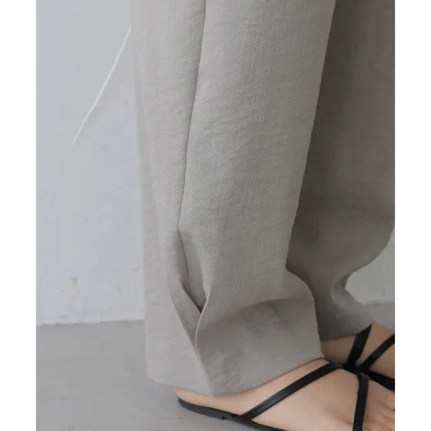 【Insta Live】【動画あり】Vingtrois リネンタッチカーブパンツ - 画像18