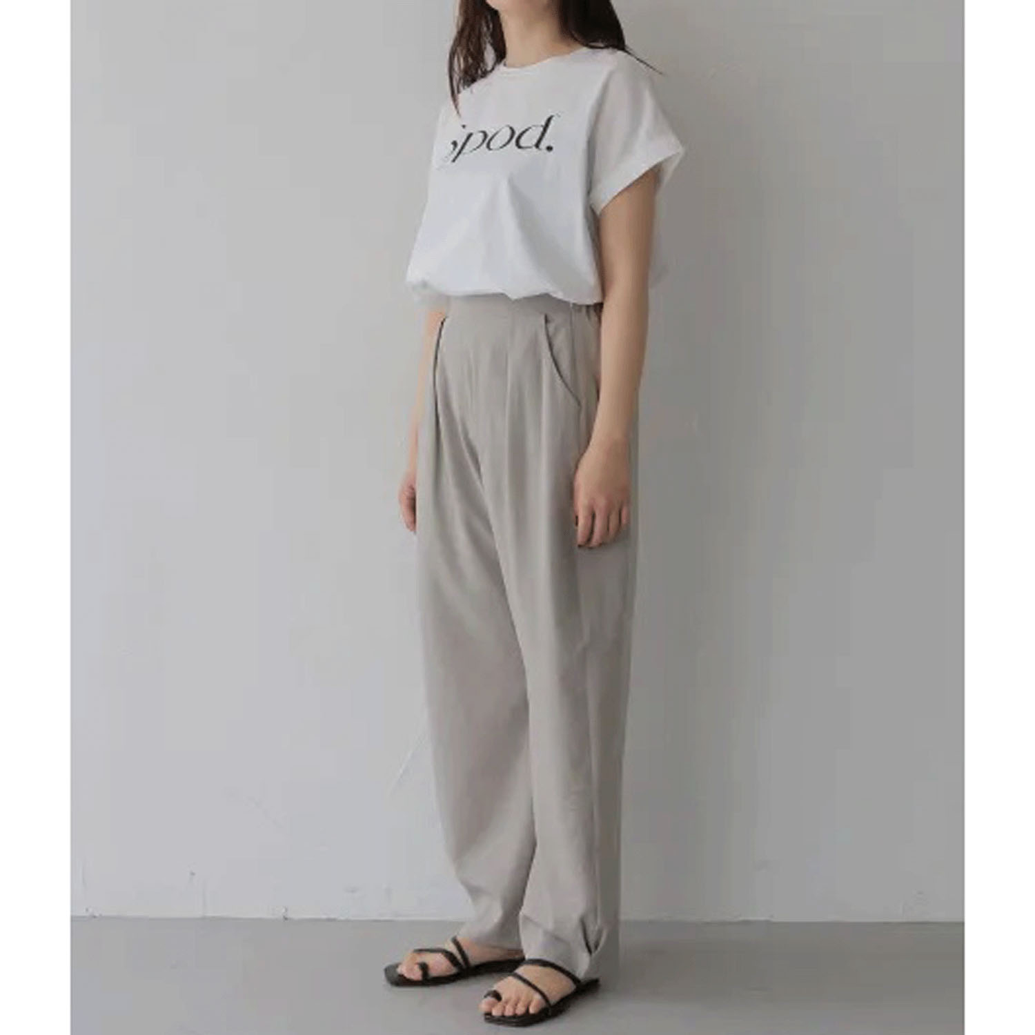 【Insta Live】【動画あり】Vingtrois リネンタッチカーブパンツ - 画像8