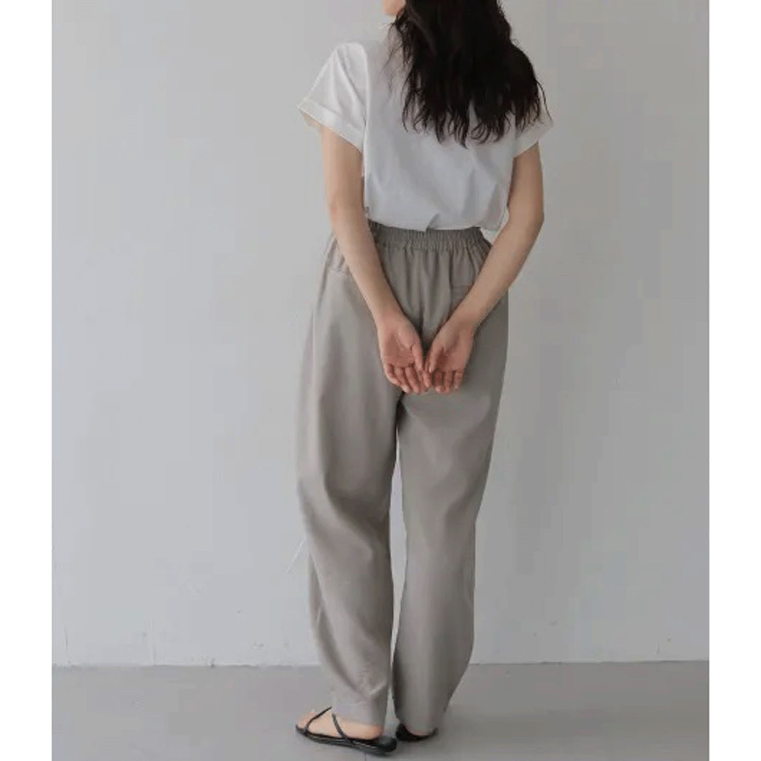 【Insta Live】【動画あり】Vingtrois リネンタッチカーブパンツ - 画像9