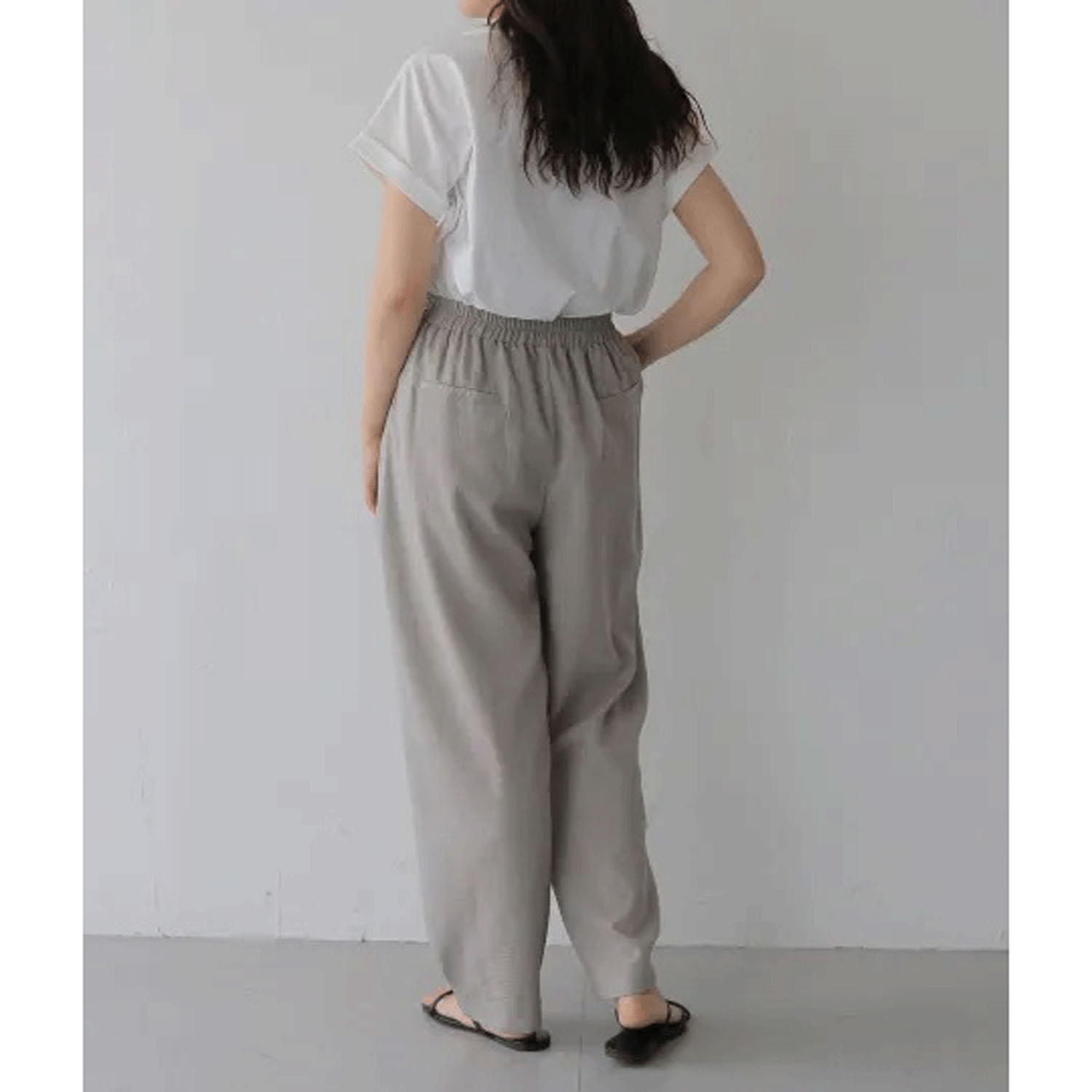 【Insta Live】【動画あり】Vingtrois リネンタッチカーブパンツ - 画像10