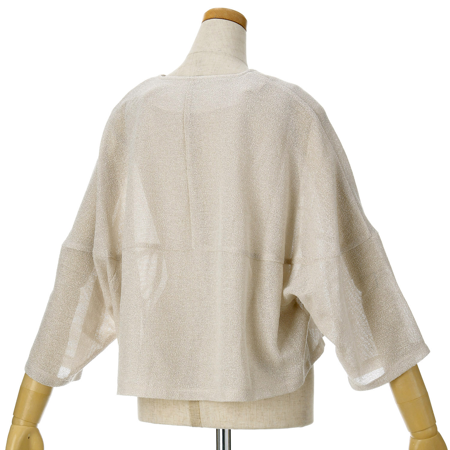 Emilyan ラメメッシュジャケット - 画像4