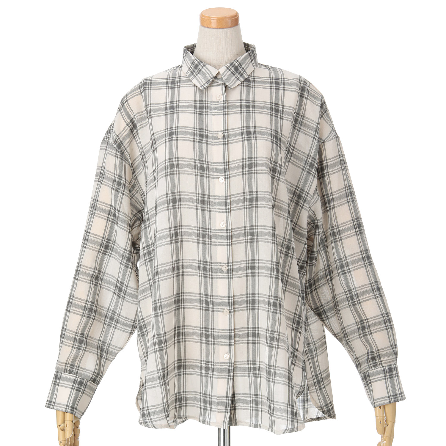 Emilyan シアリニーチェックシャツ - 画像1