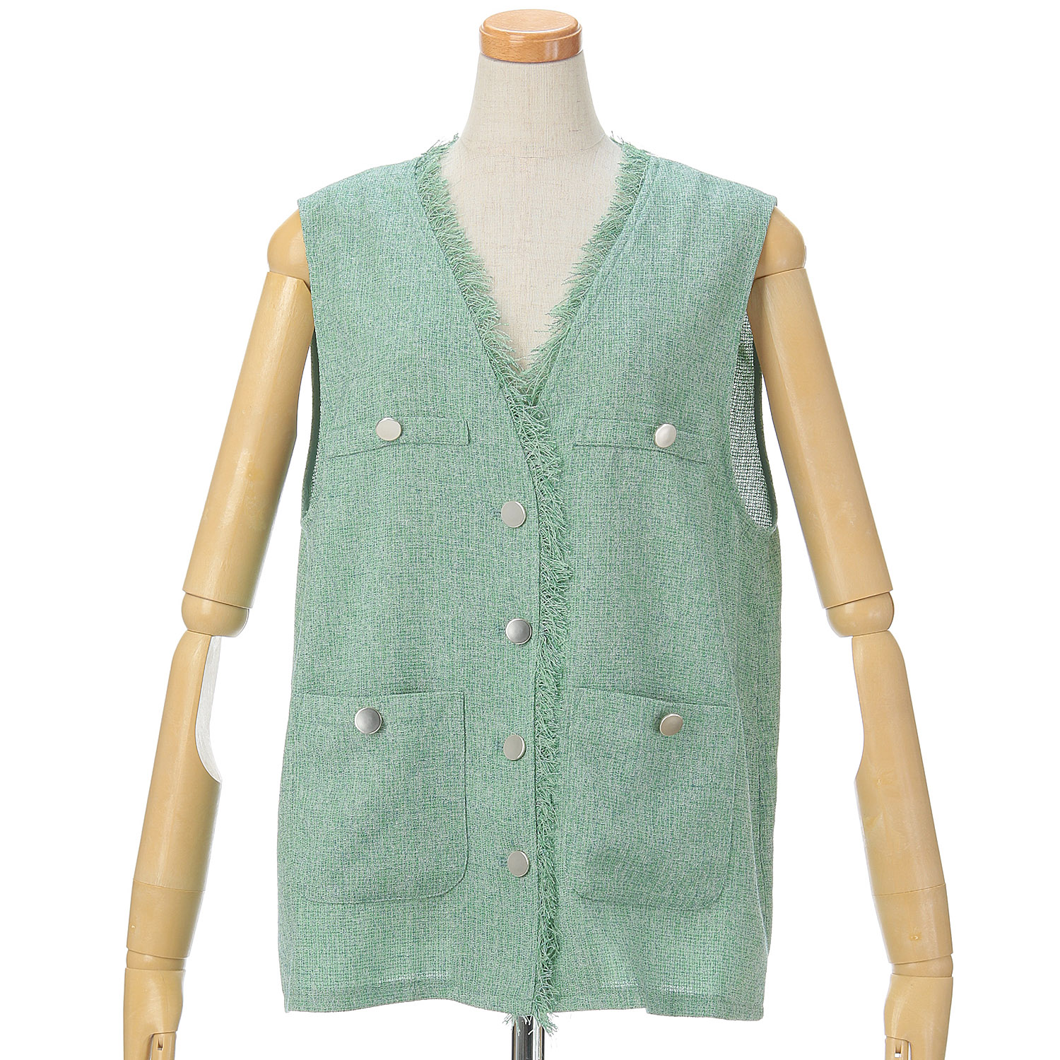 Emilyan ミックスカラーツィードジレ - 画像1