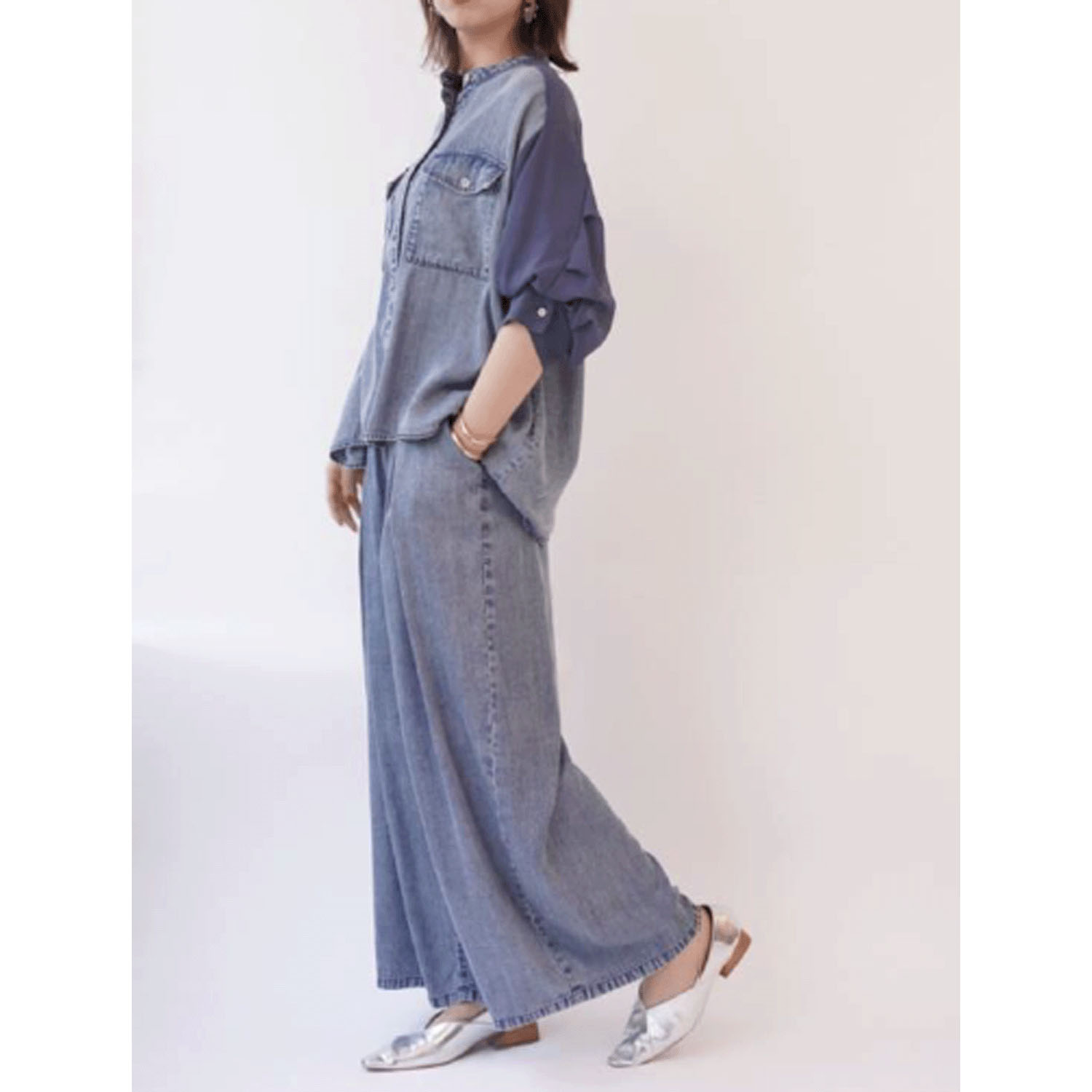 33℃ タックテンセルワイドパンツ - 画像11