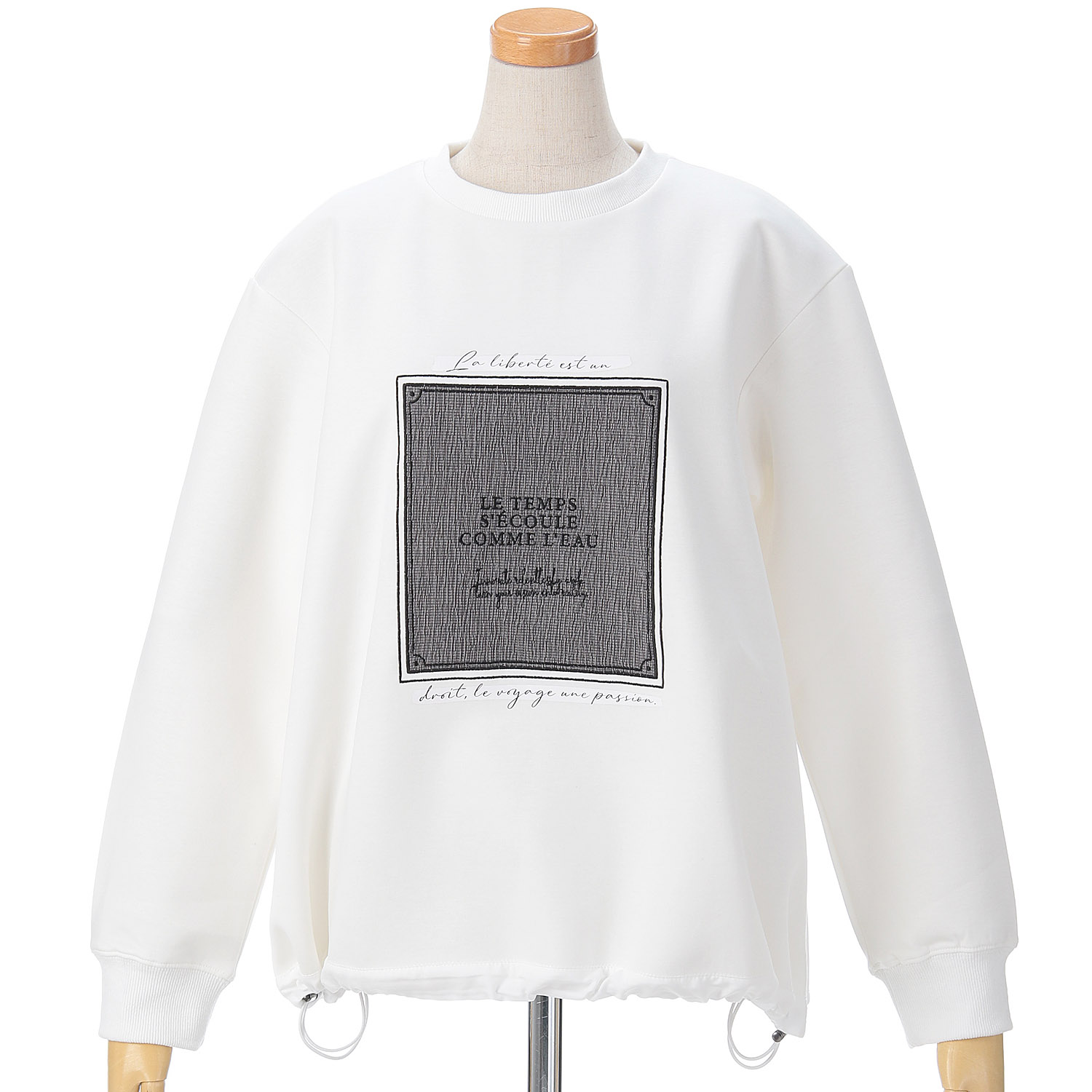 33℃ ガクブチ刺繍パッチロゴプルオーバー - 画像5