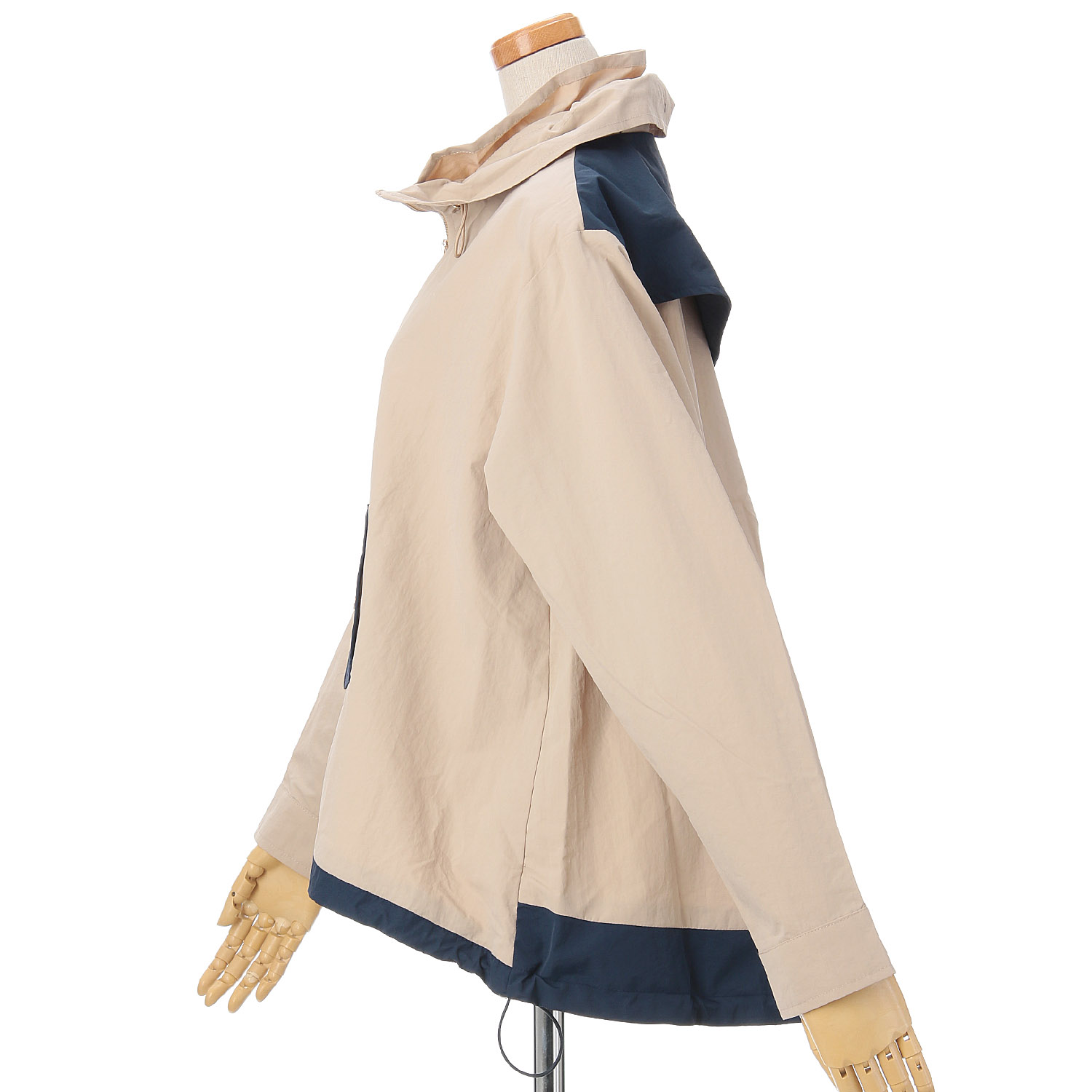 vingtrois ボリュームネック配色ブルゾン - 画像4