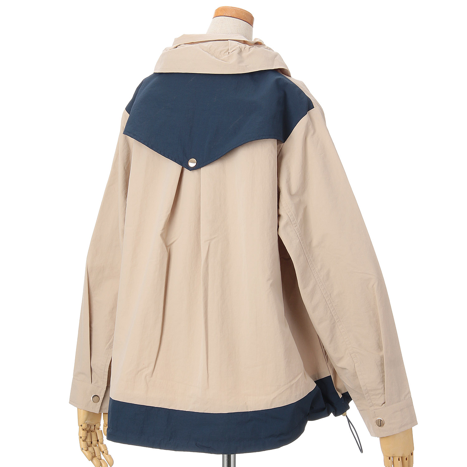 vingtrois ボリュームネック配色ブルゾン - 画像5