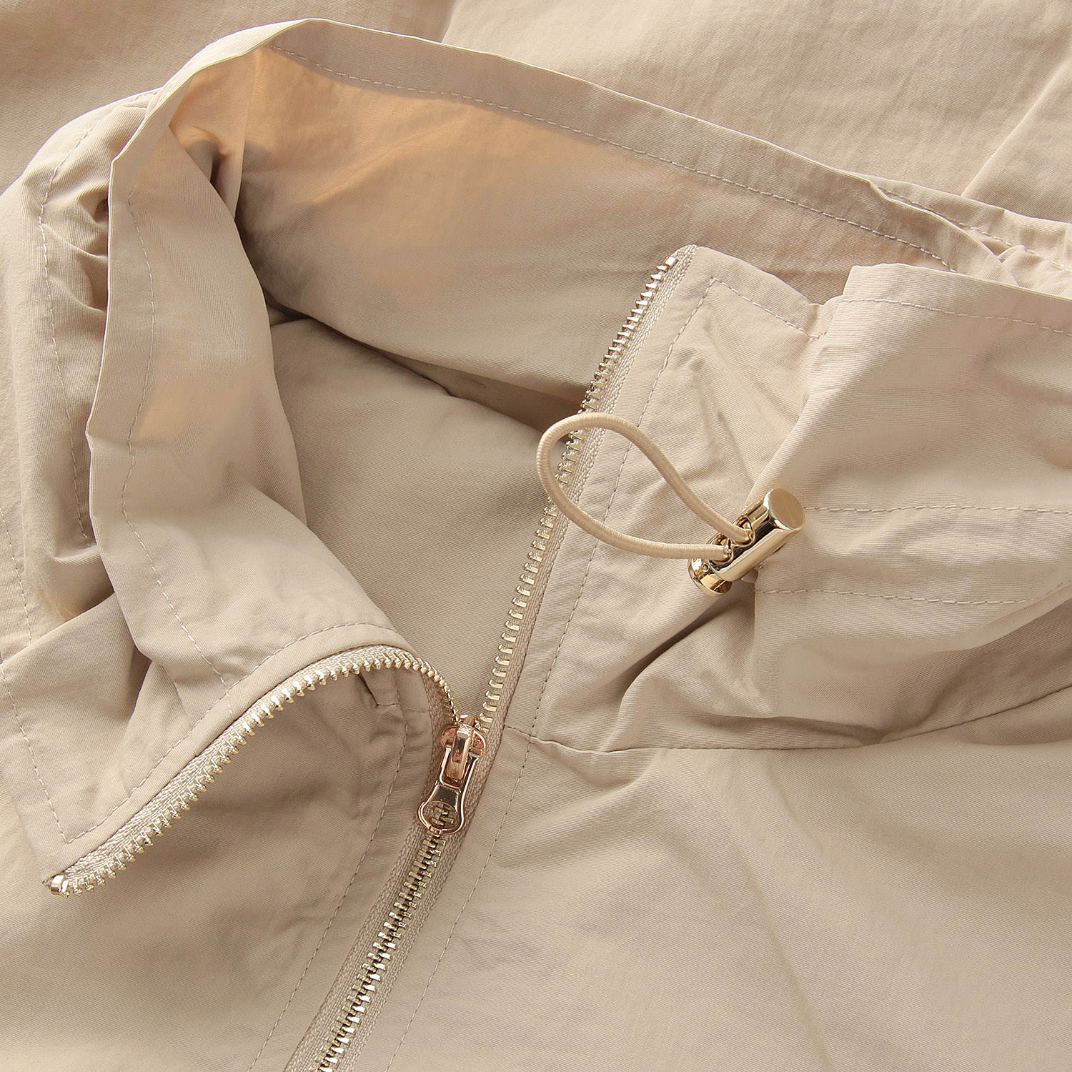 vingtrois ボリュームネック配色ブルゾン - 画像7