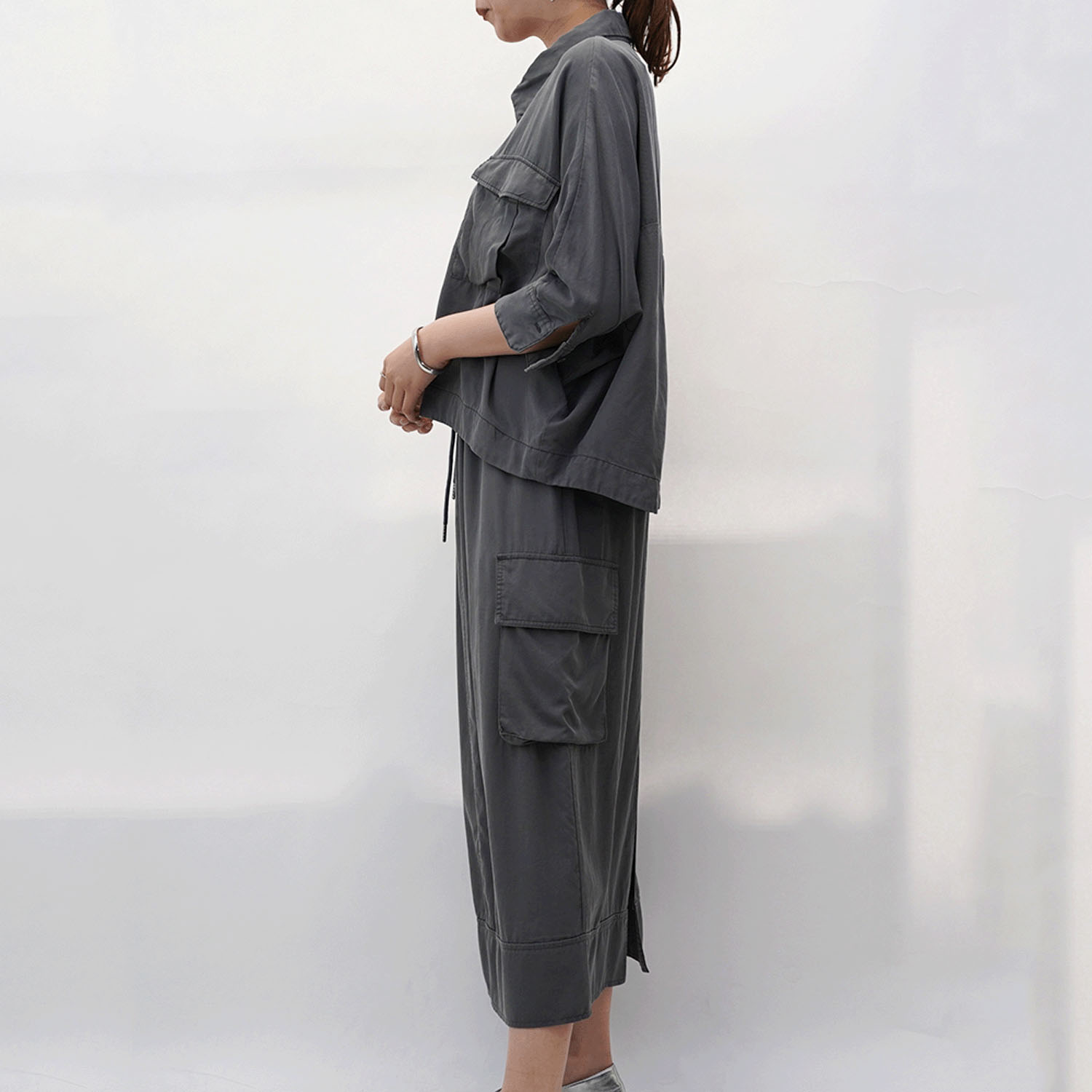 【Insta Live】33℃ バイオテンセルカーゴフレアスカート - 画像8