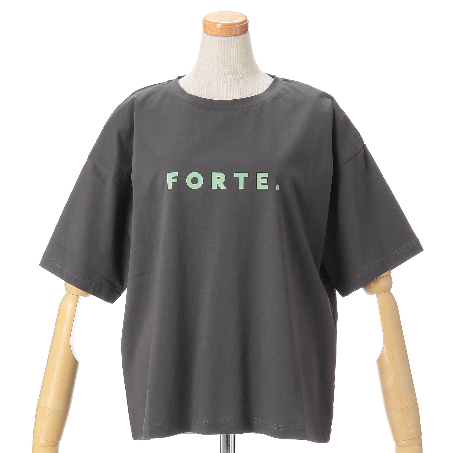 【Insta Live】vingtrois ドライタッチコットンフォントTシャツ - 画像5